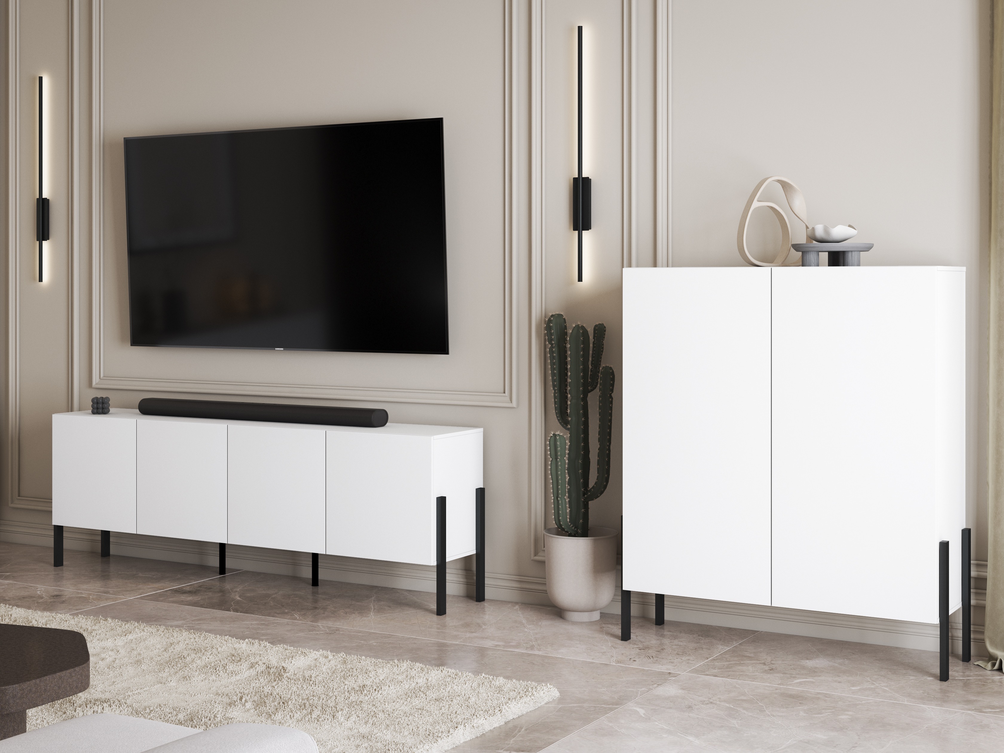 TV komoda Etsore 100 (Belo)