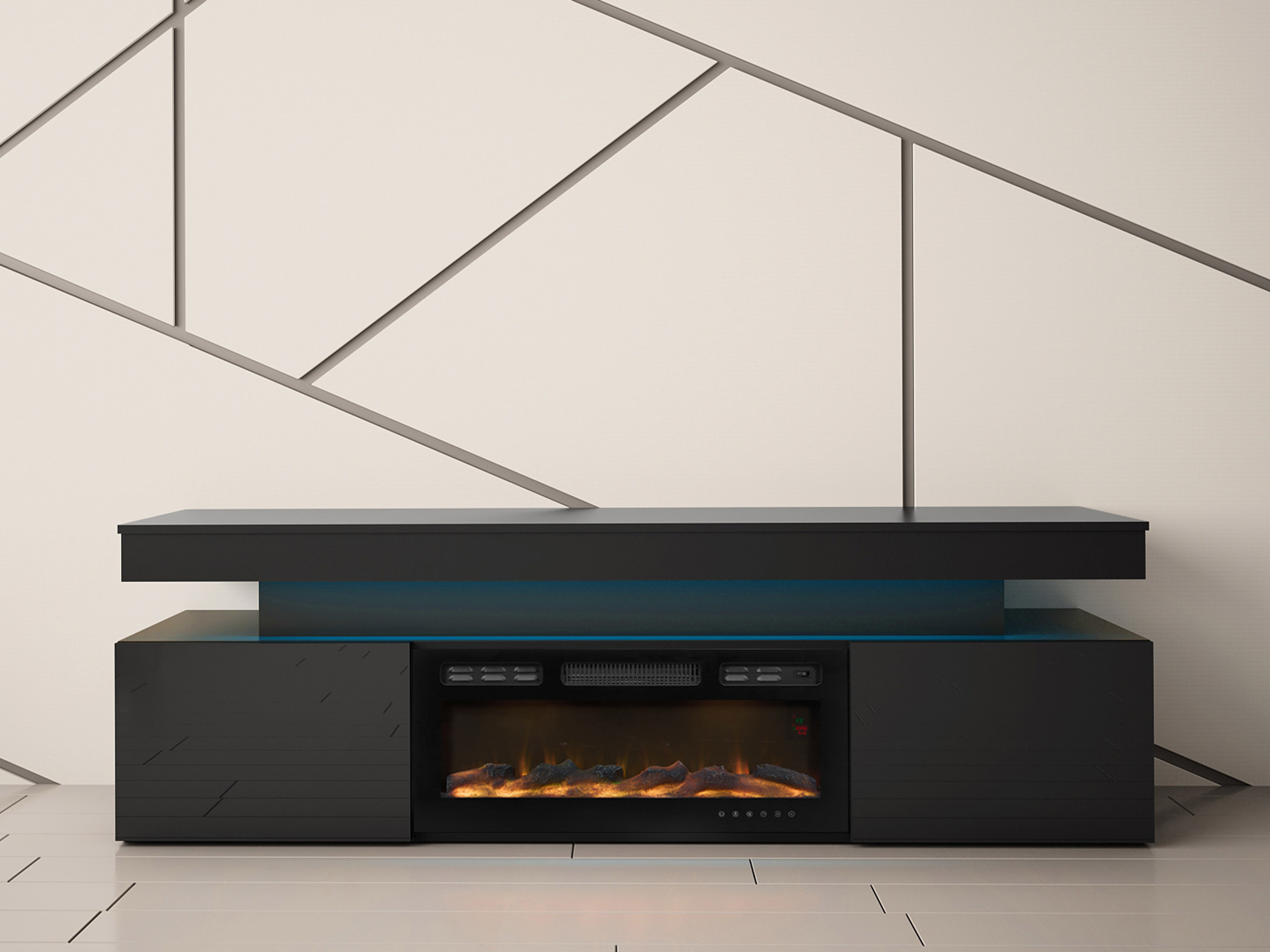 TV sto Monfero 104 (Crno + Crna visoki sjaj)