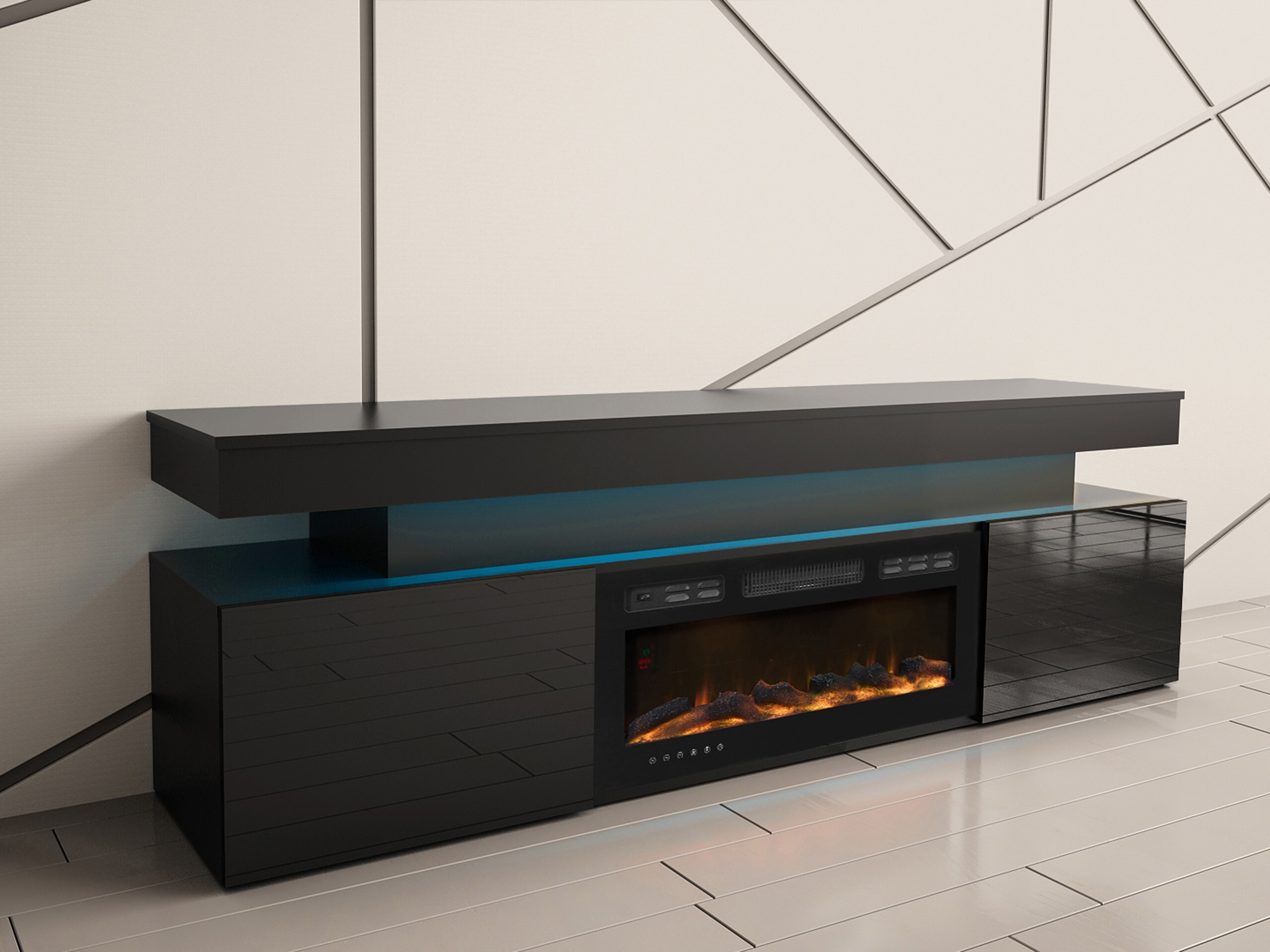 TV sto Monfero 104 (Crno + Crna visoki sjaj)