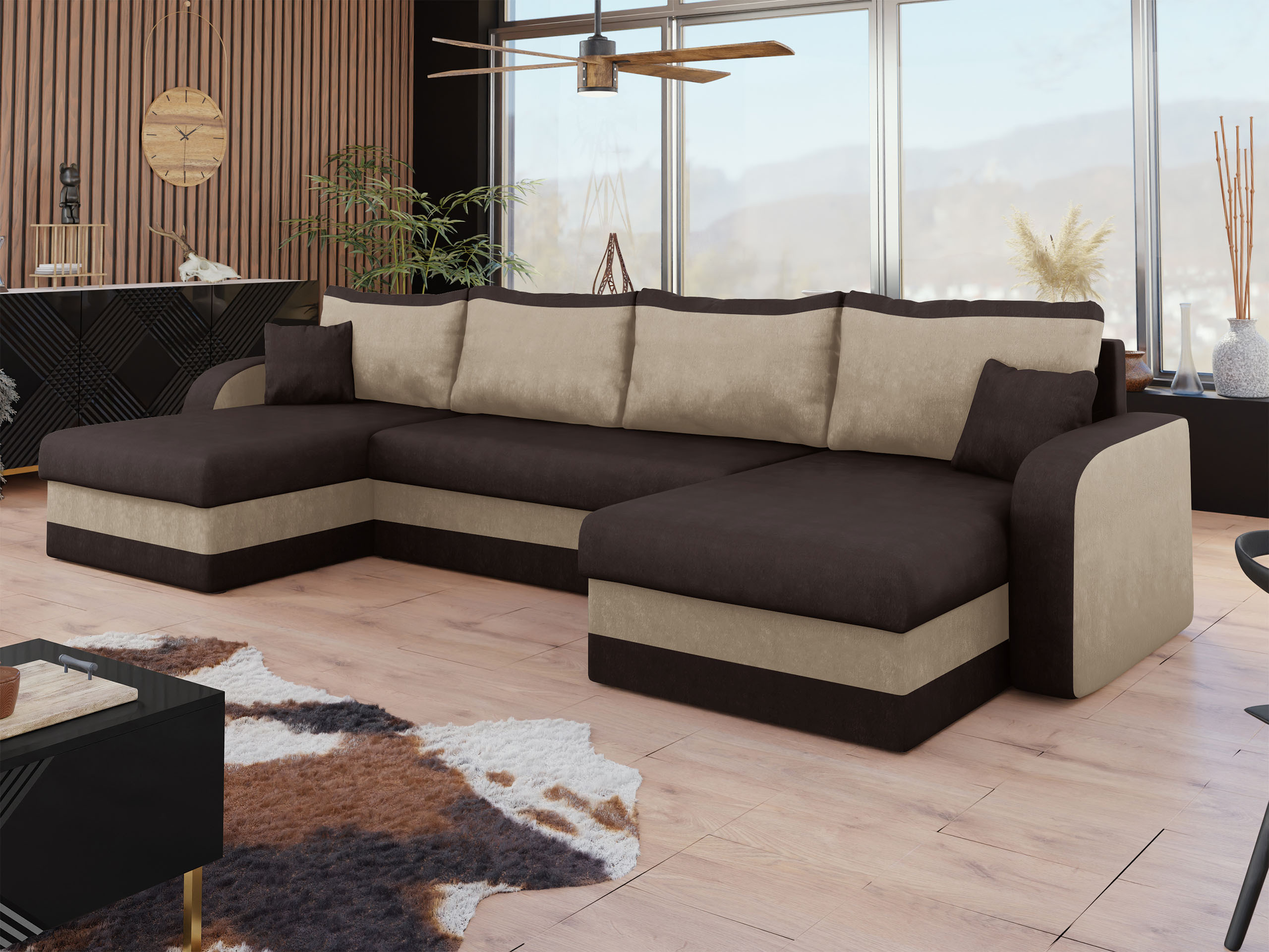 Ugaona sofa Comfivo 233 (Alova 68 + Alova 07)