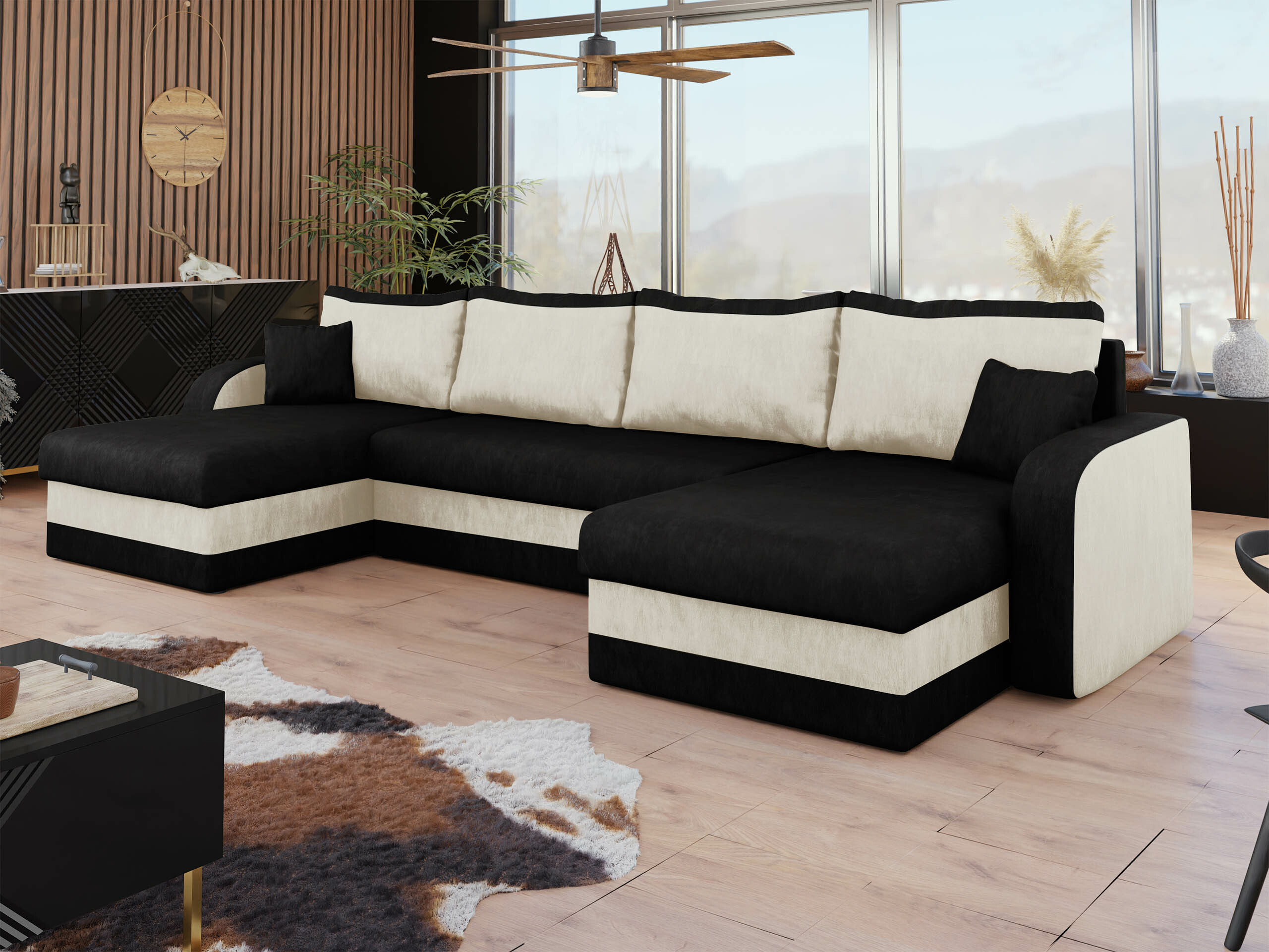 Ugaona sofa Comfivo 233 (Mikrofaza 15 + Mikrofaza 31)