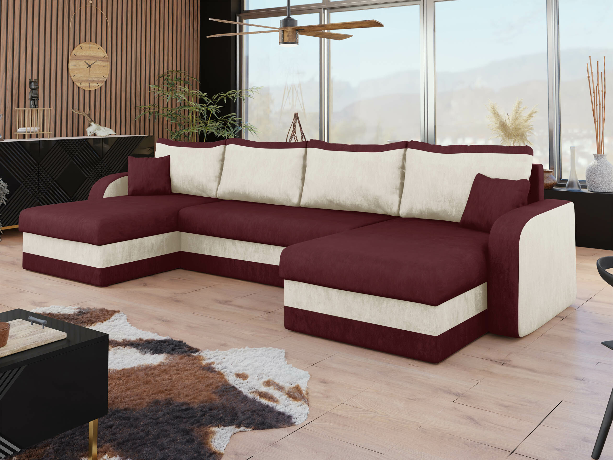 Ugaona sofa Comfivo 233 (Mikrofaza 25 + Mikrofaza 31)