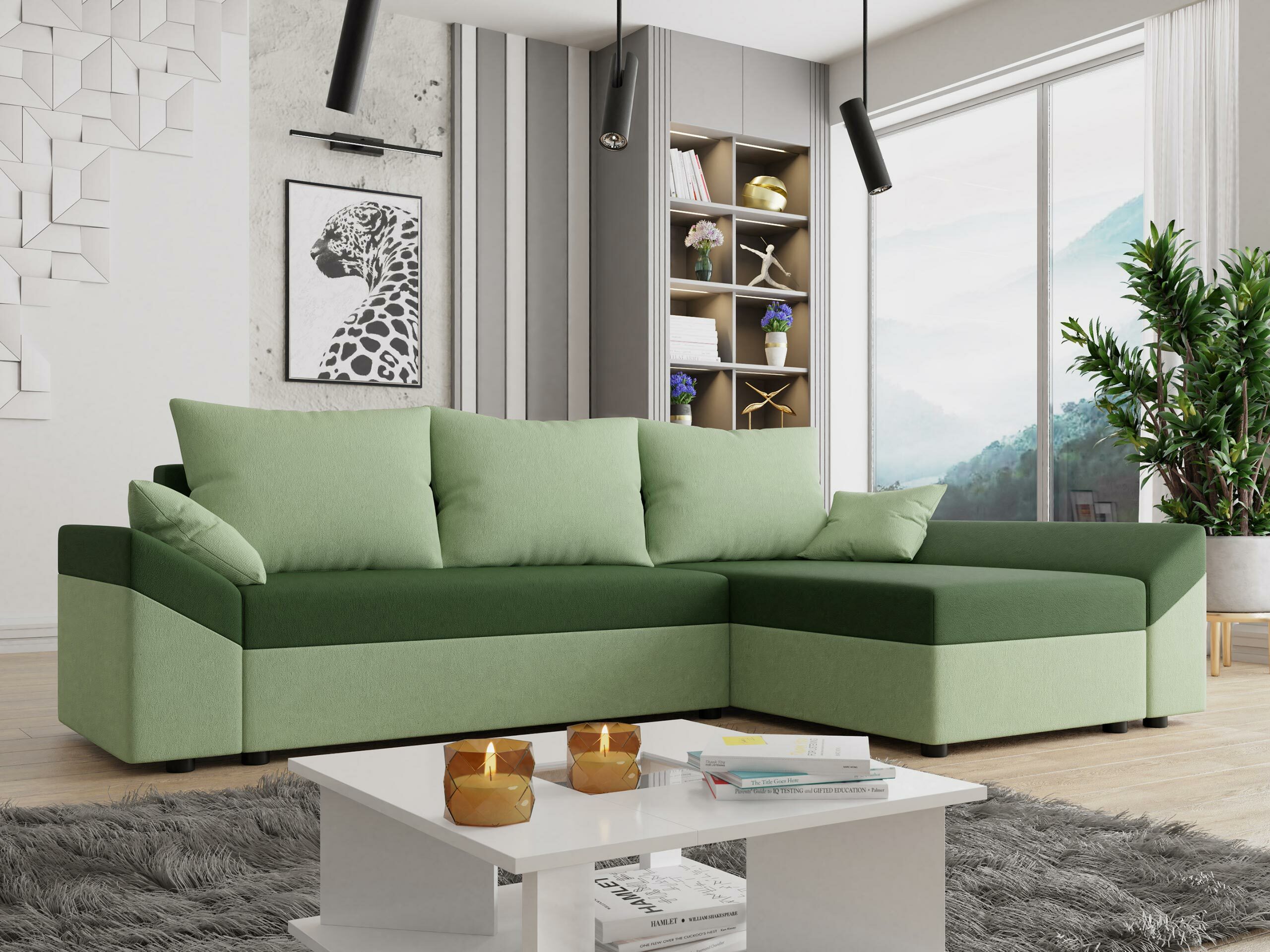 Ugaona sofa Memphis 104 (Mikrofaza 0009 + Mikrofaza 0010)