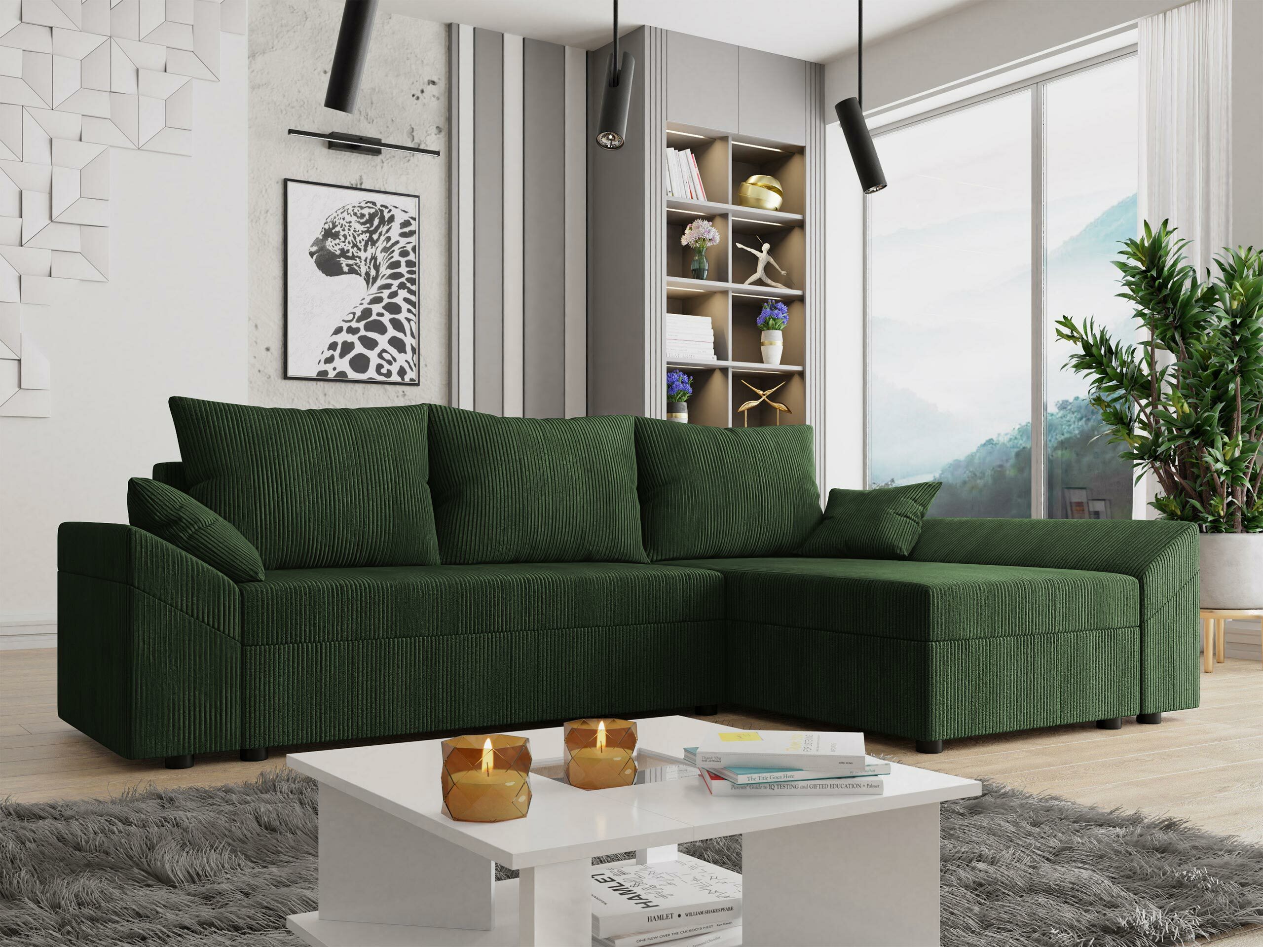 Ugaona sofa Memphis 104 (Poso 14)
