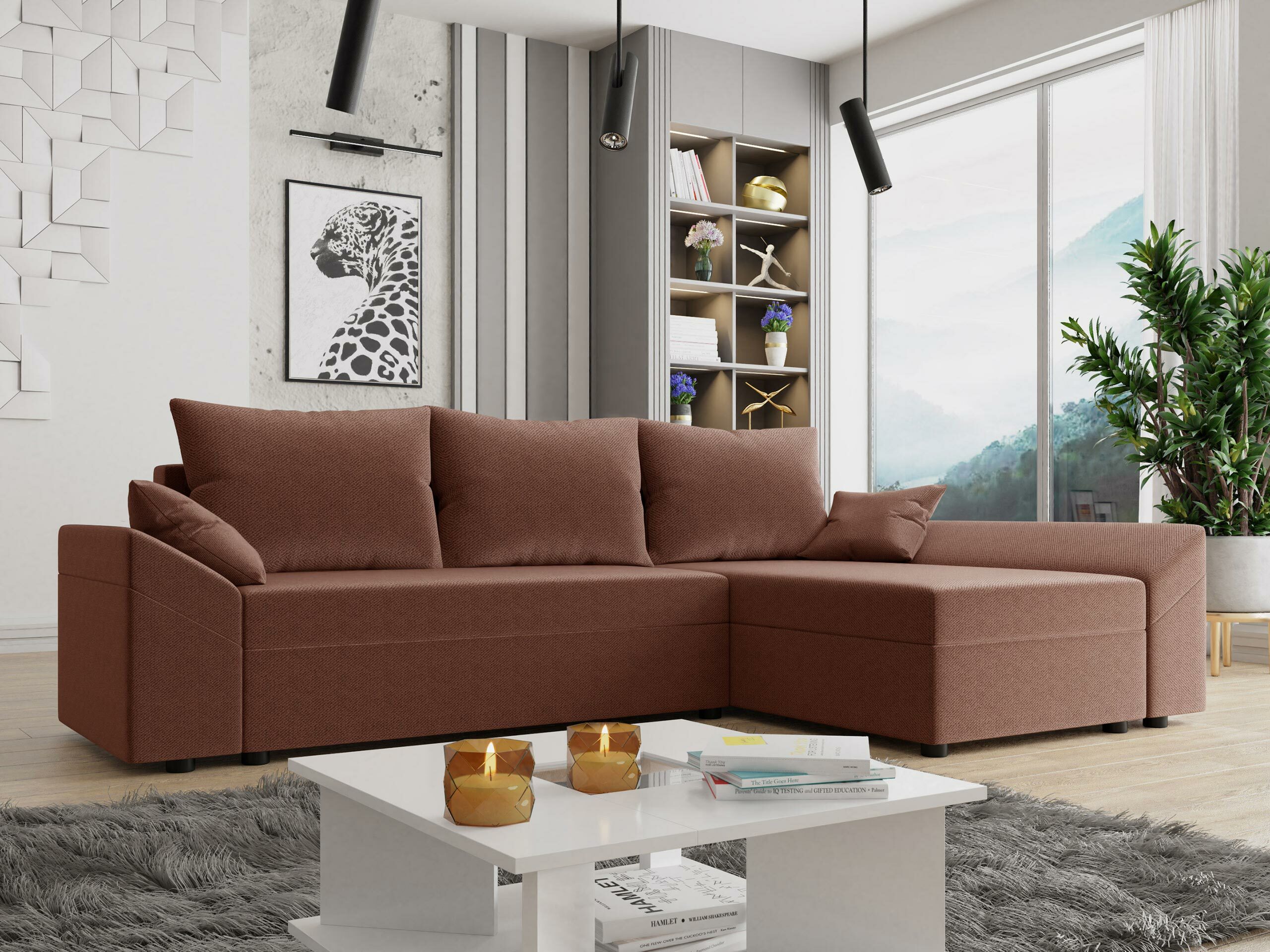 Ugaona sofa Memphis 130 (Kronos 29)