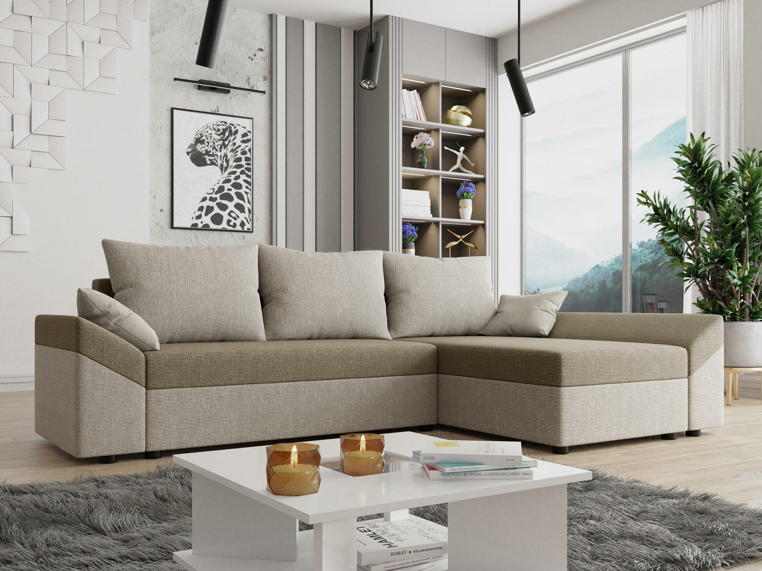 Ugaona sofa Memphis 130 (Muna 02 + Muna 03)