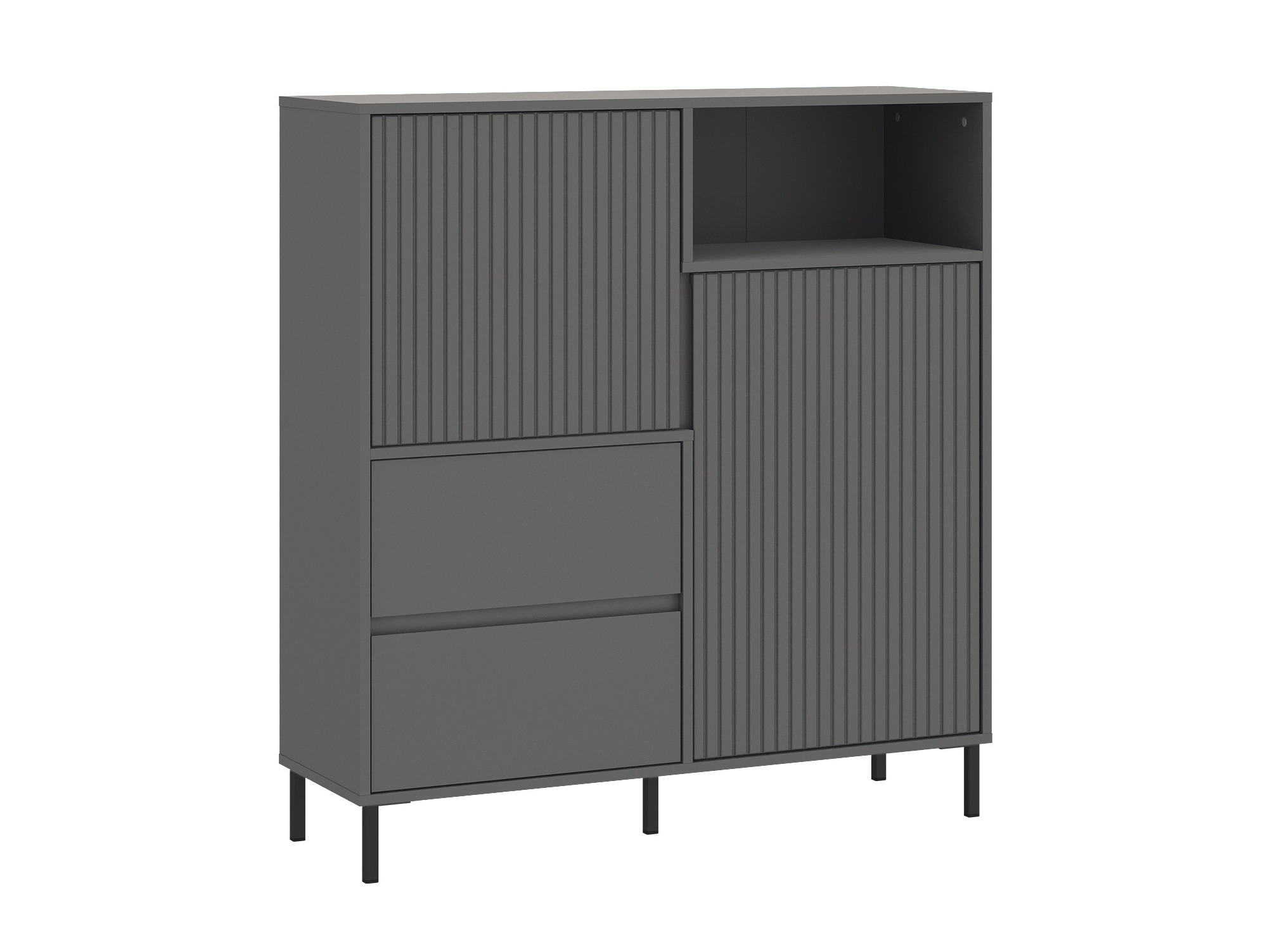 Set za dnevnu sobu Ruvrevi 105 (Antricit (ugalj))