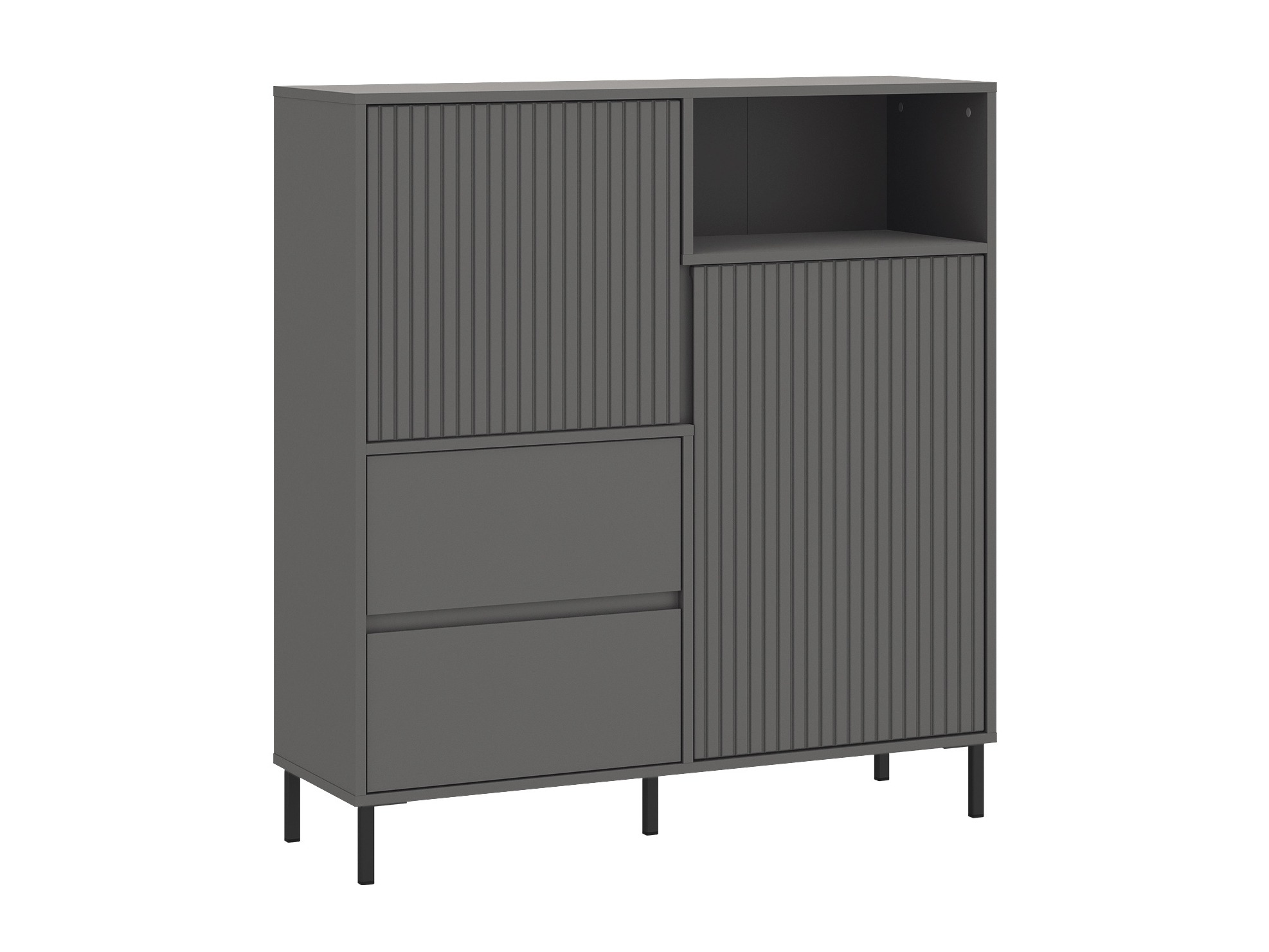 Set za dnevnu sobu Ruvrevi 106 (Antracit)