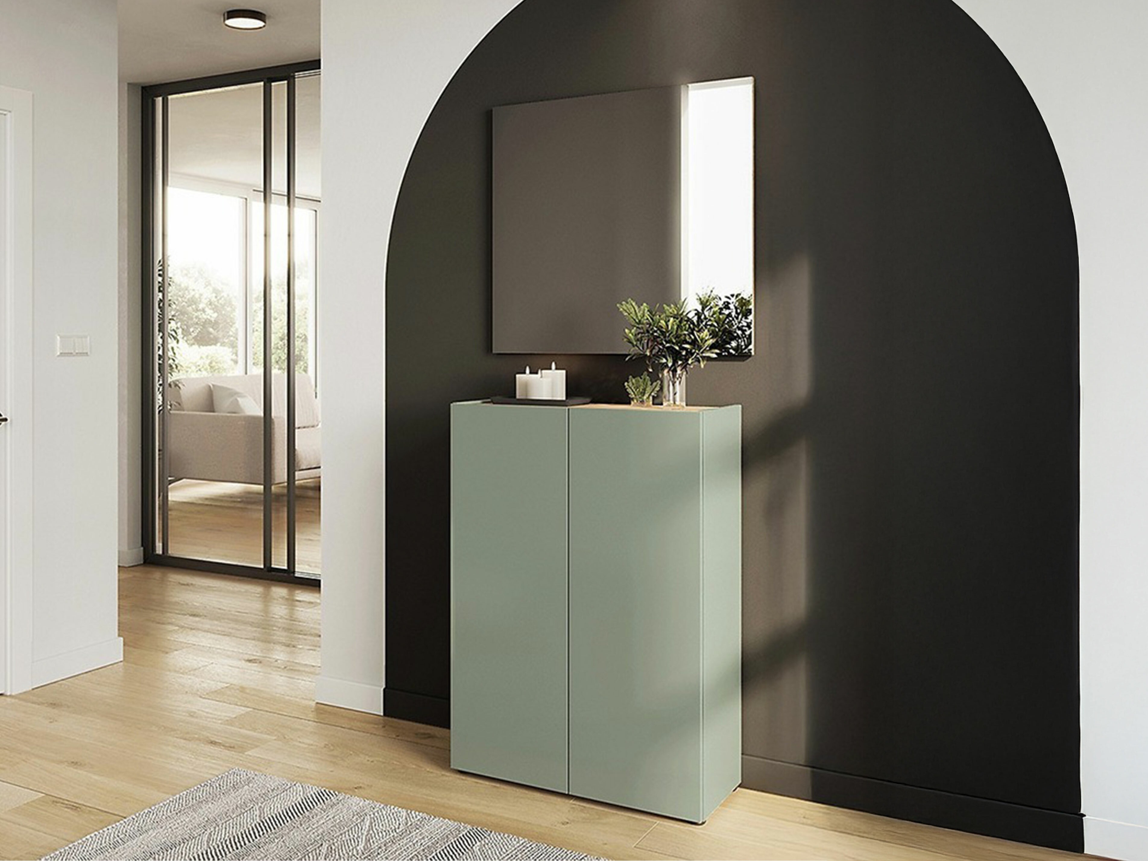 Set za hodnik Lircamu 103 (Прашњаво зелена)