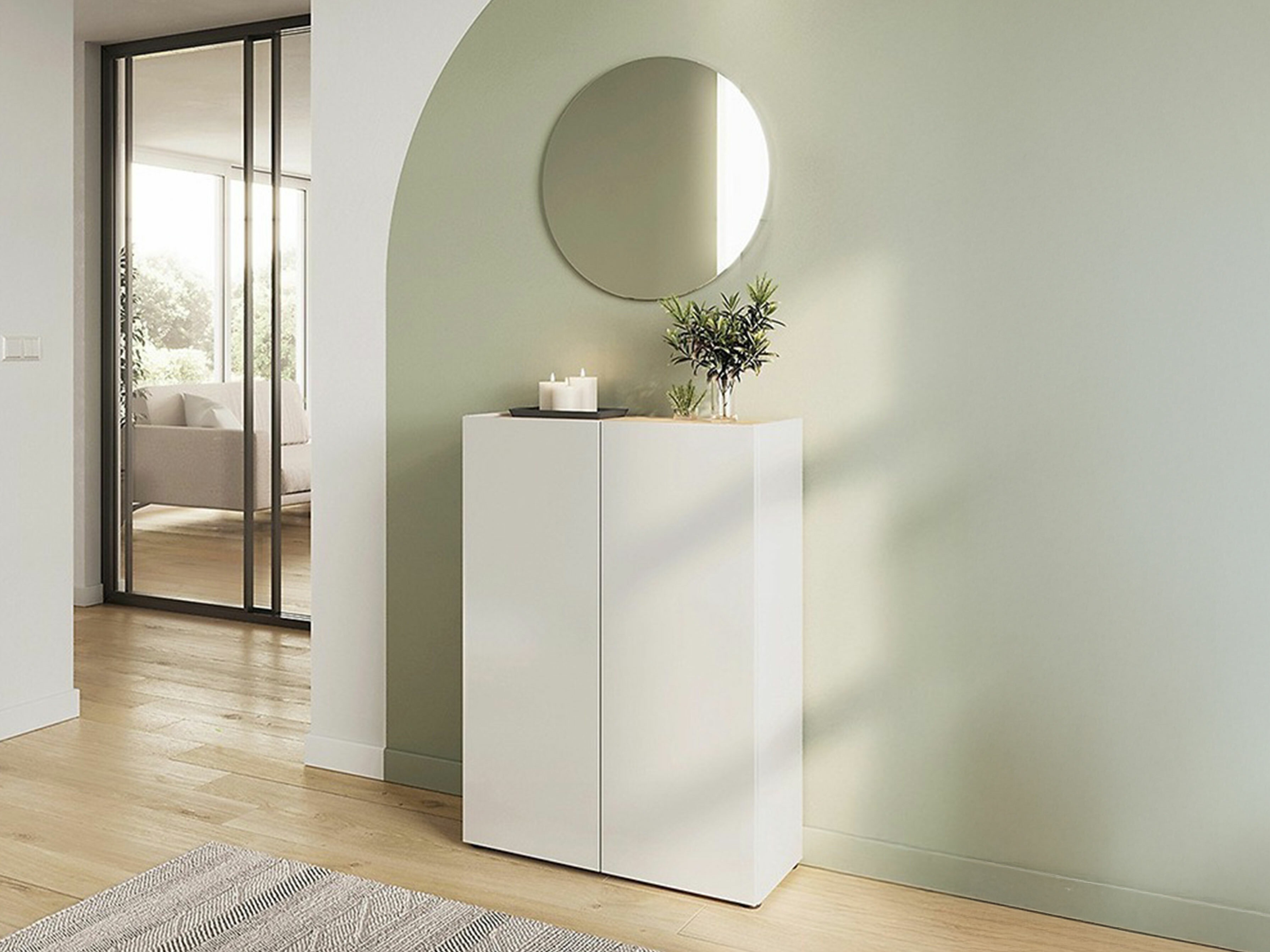 Set za hodnik Lircamu 105 (Belo)