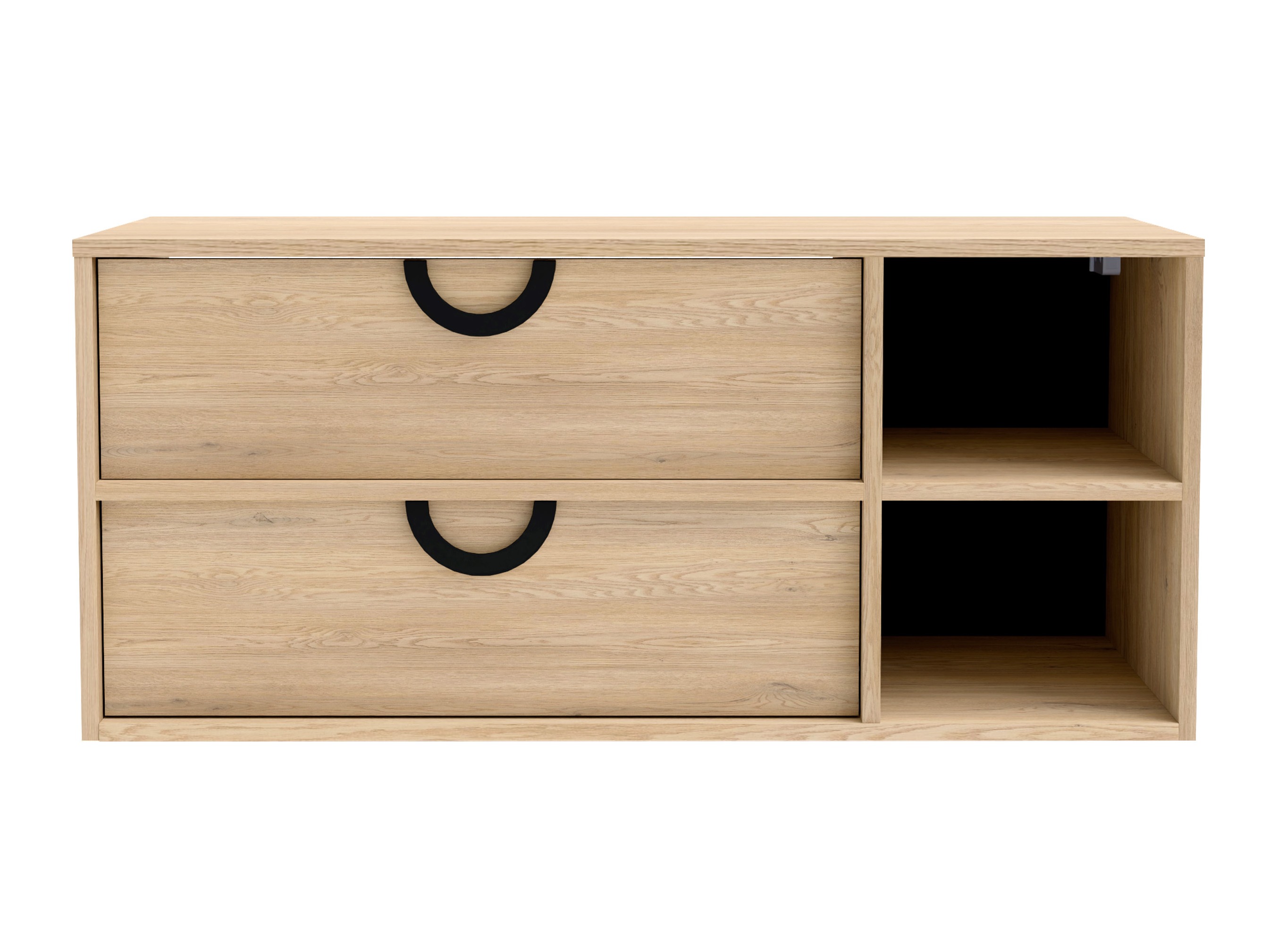 Viseći kupatilski element za lavabo Providence 193 (Hrast)