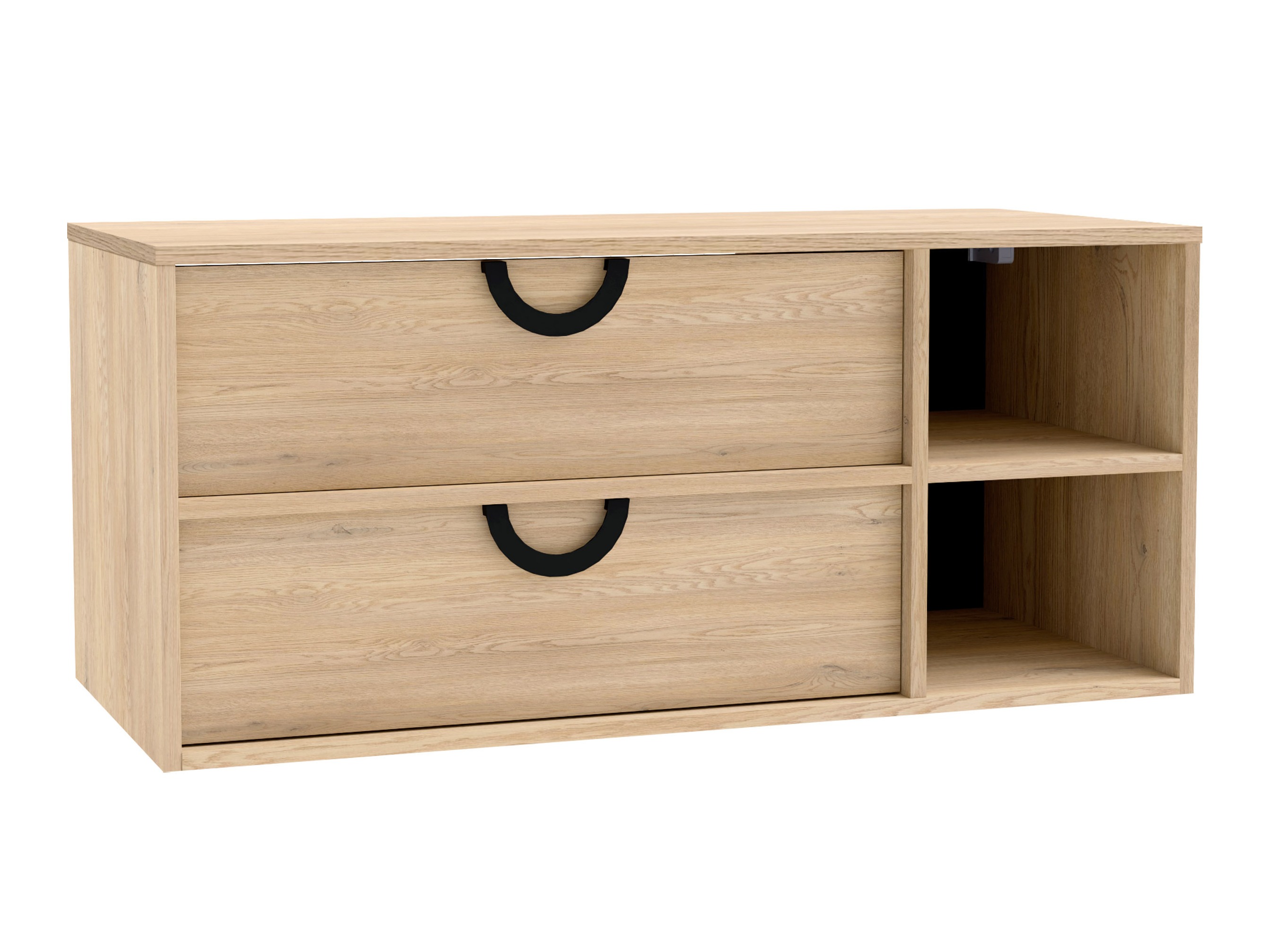 Viseći kupatilski element za lavabo Providence 193 (Hrast)