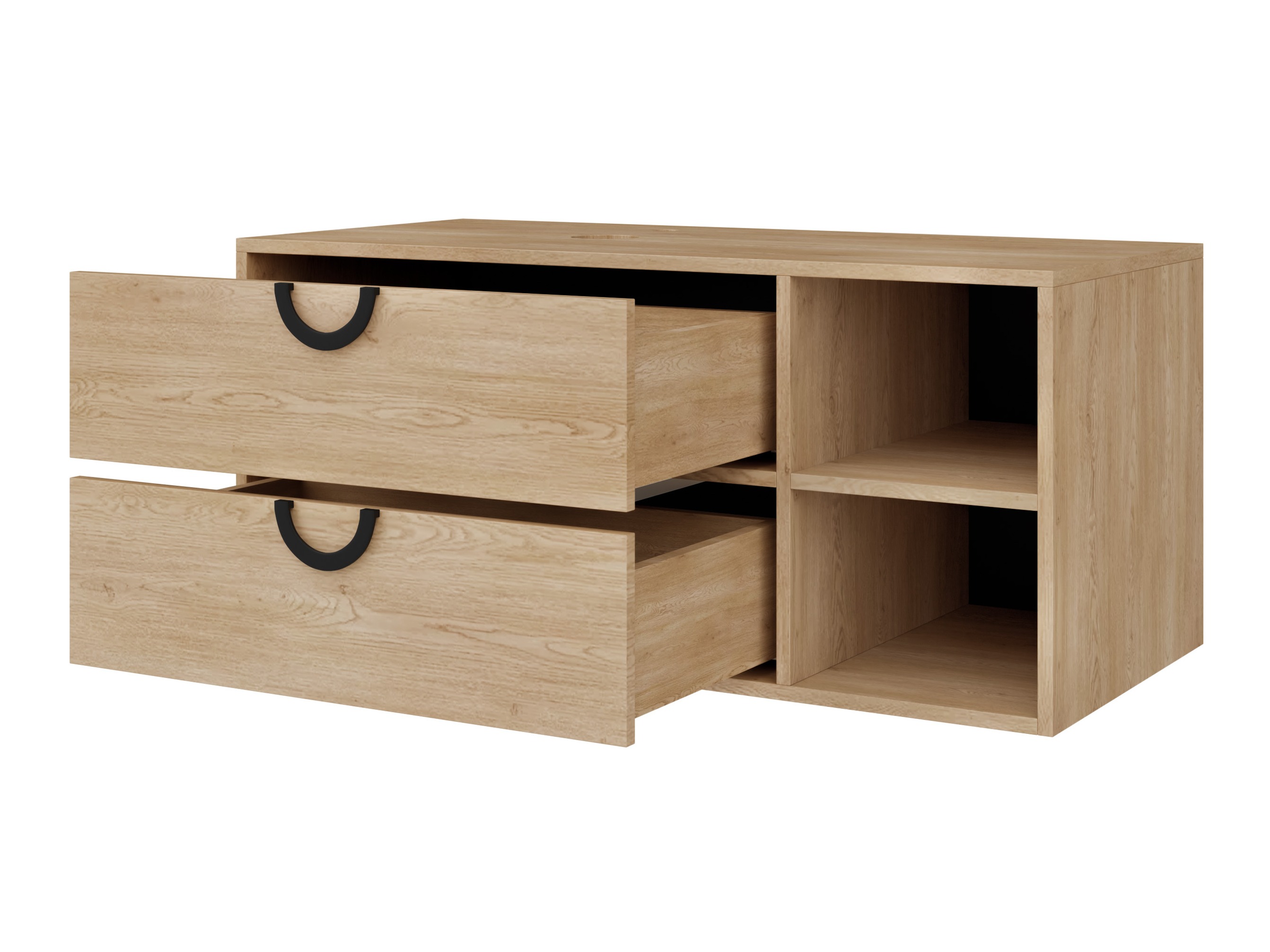 Viseći kupatilski element za lavabo Providence 193 (Orah)