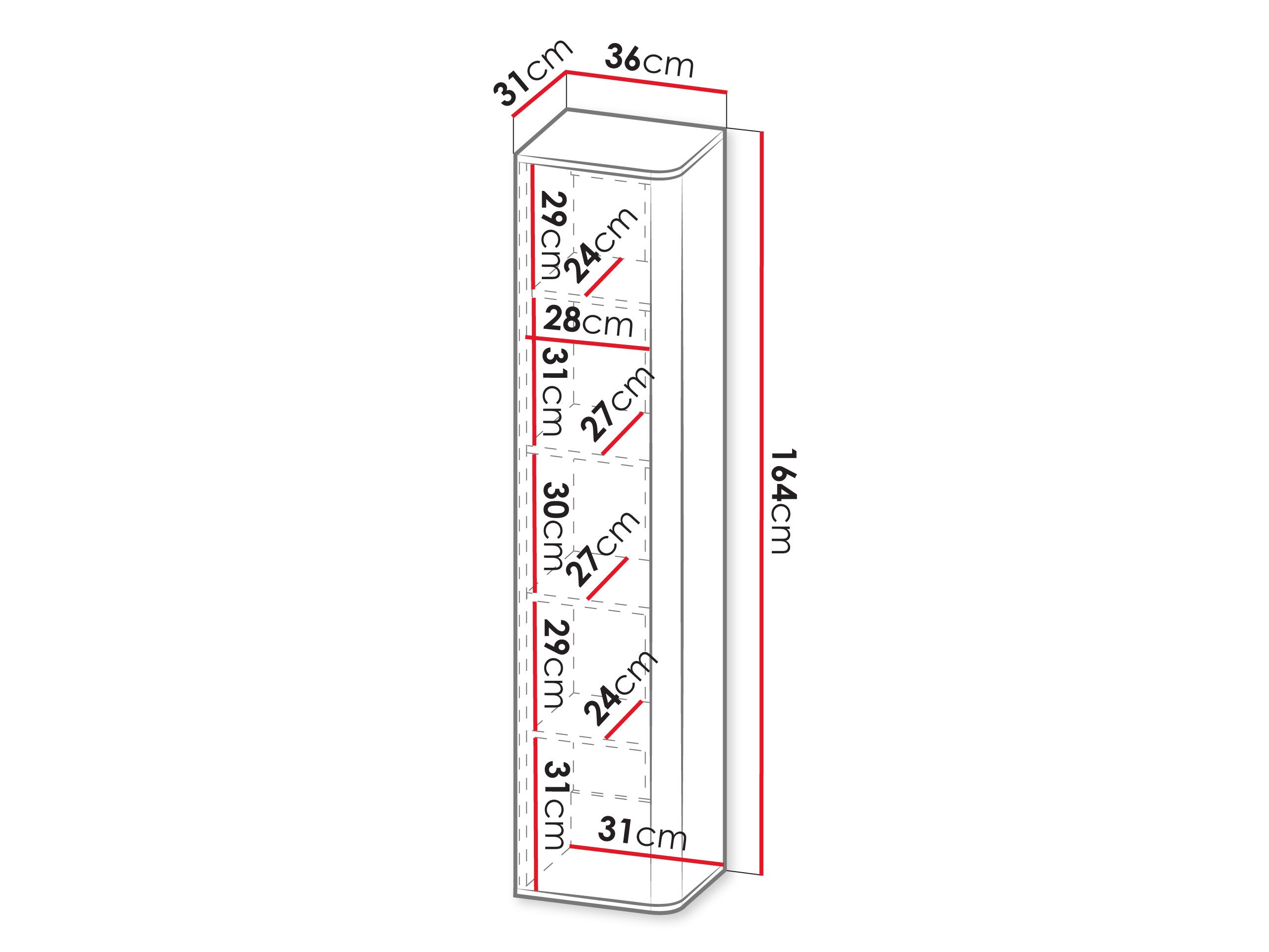 Zidna polica Dormele 103