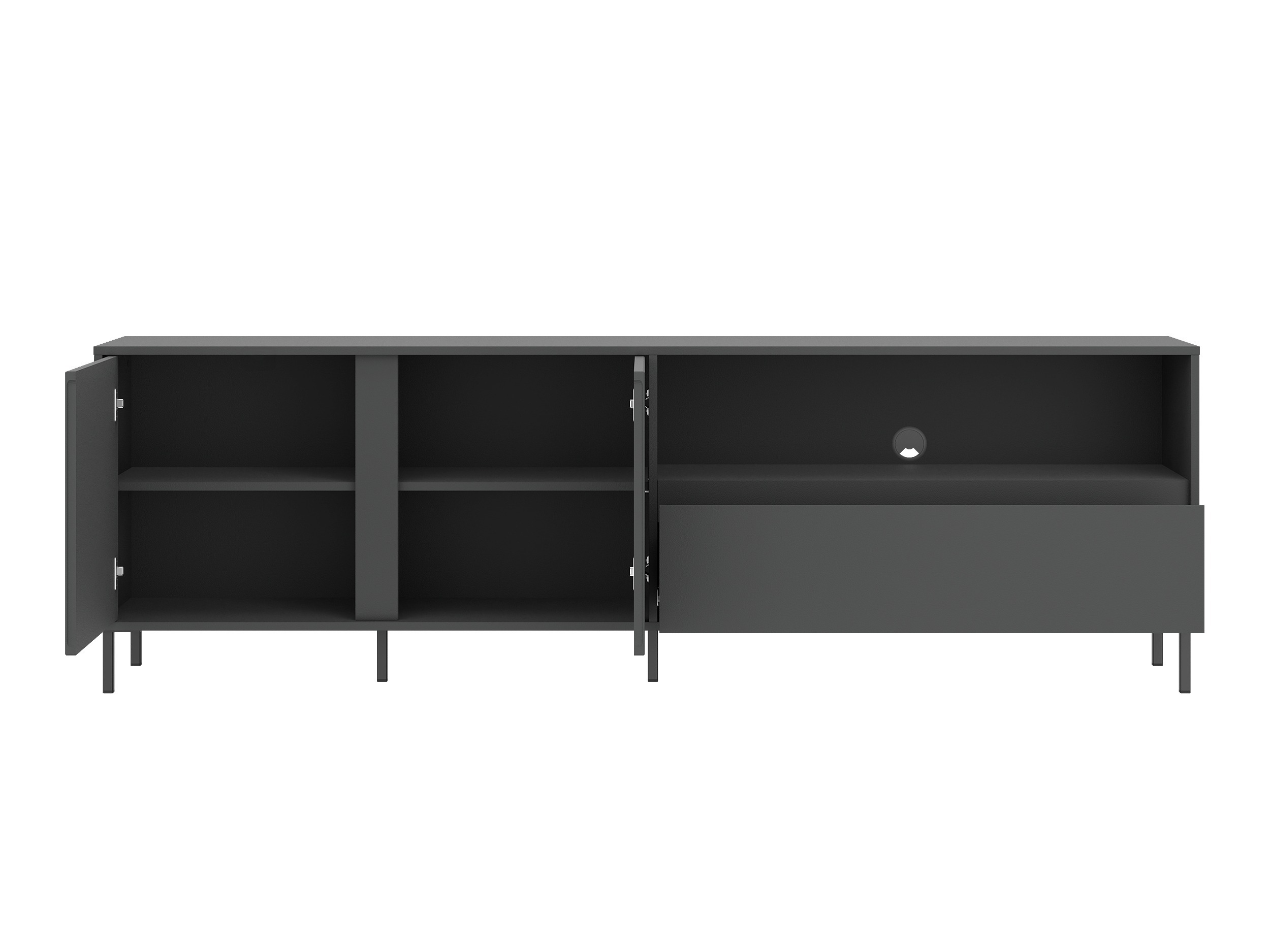 Set za dnevnu sobu Ruvrevi 105 (Antracit)