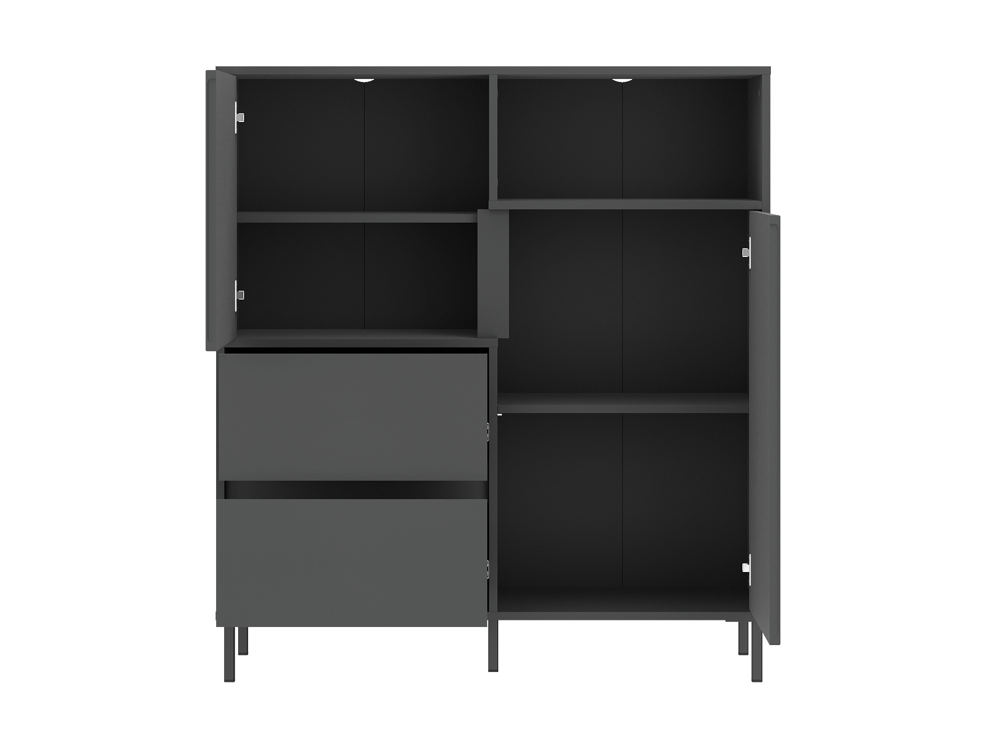 Set za dnevnu sobu Ruvrevi 105 (Antracit)