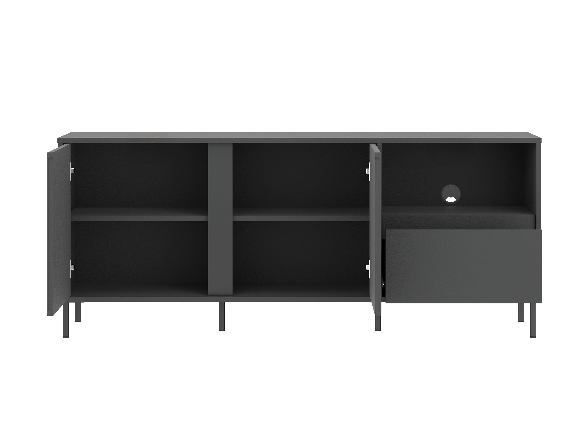 Set za dnevnu sobu Ruvrevi 106 (Antracit)