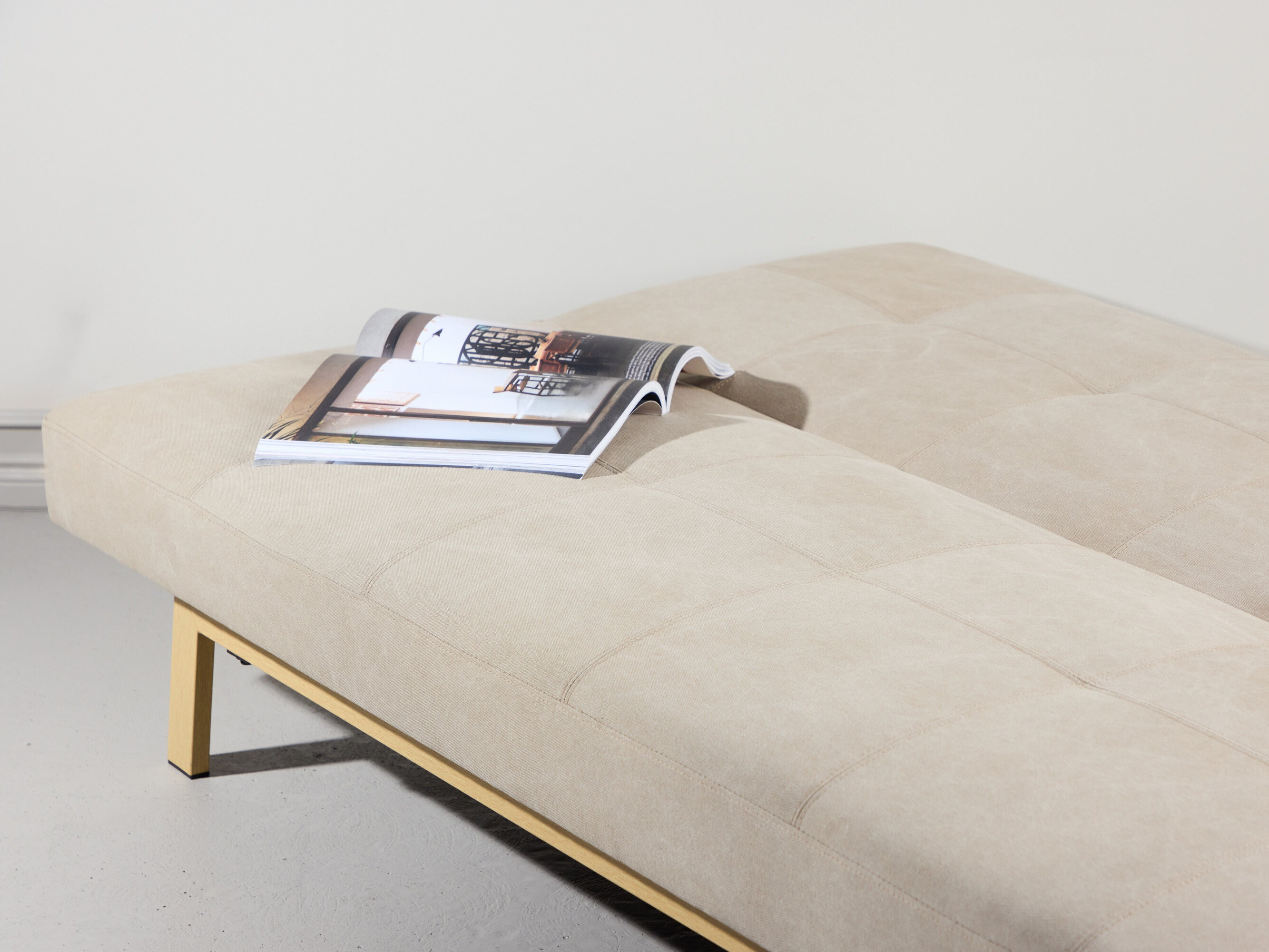 Sofa na razvlačenje Dallas 1710 (Bež + Hrast)