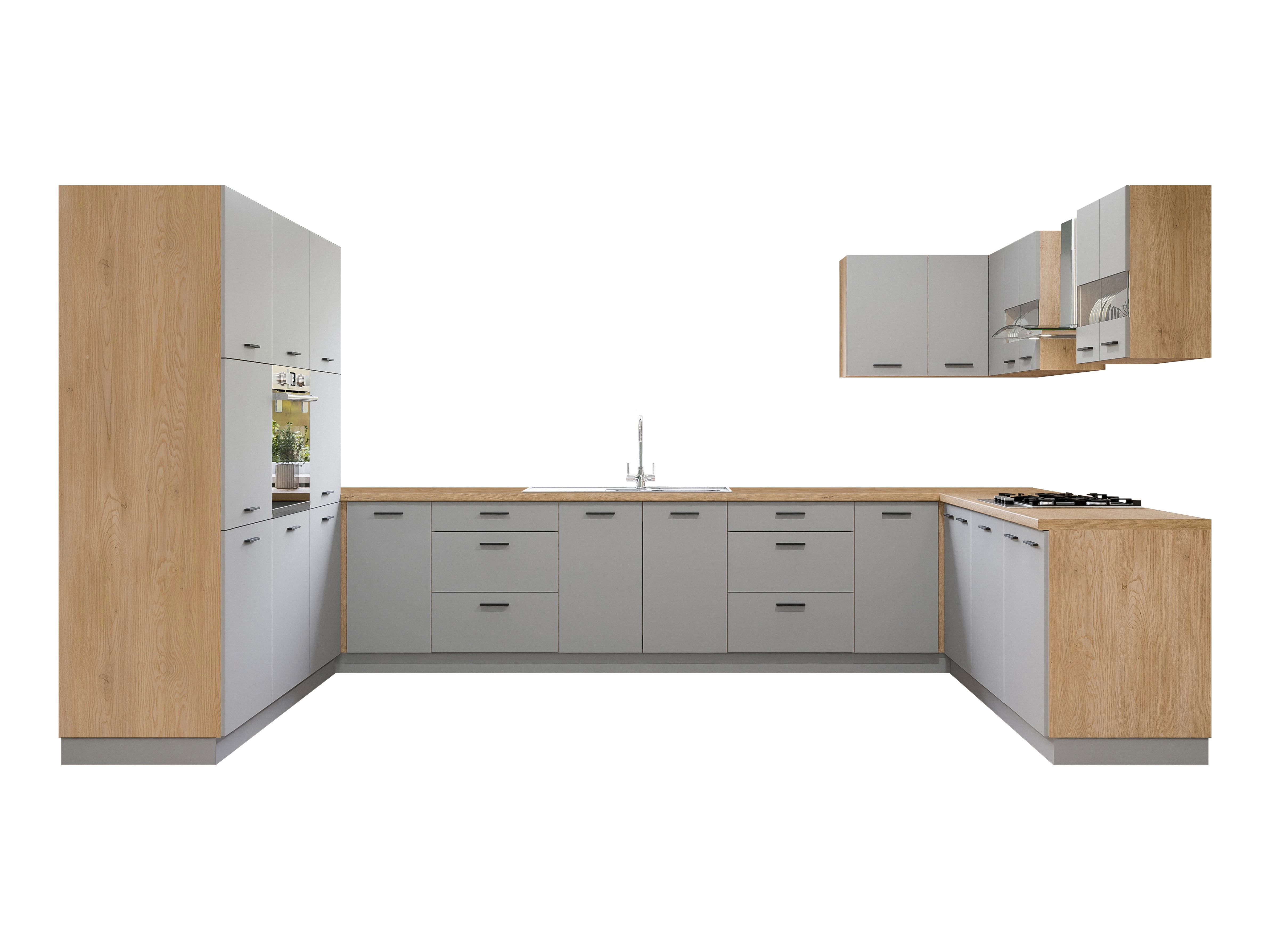 Modularni kuhinjski set Ati Grey 132