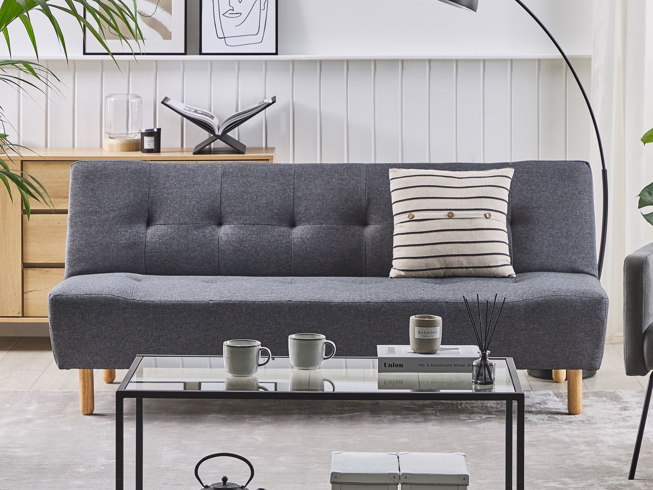 Sofa na razvlačenje Berwyn 1550 (Tamnosiva)