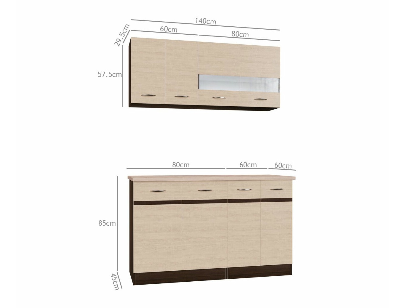Modularni kuhinjski set Eli Light 117