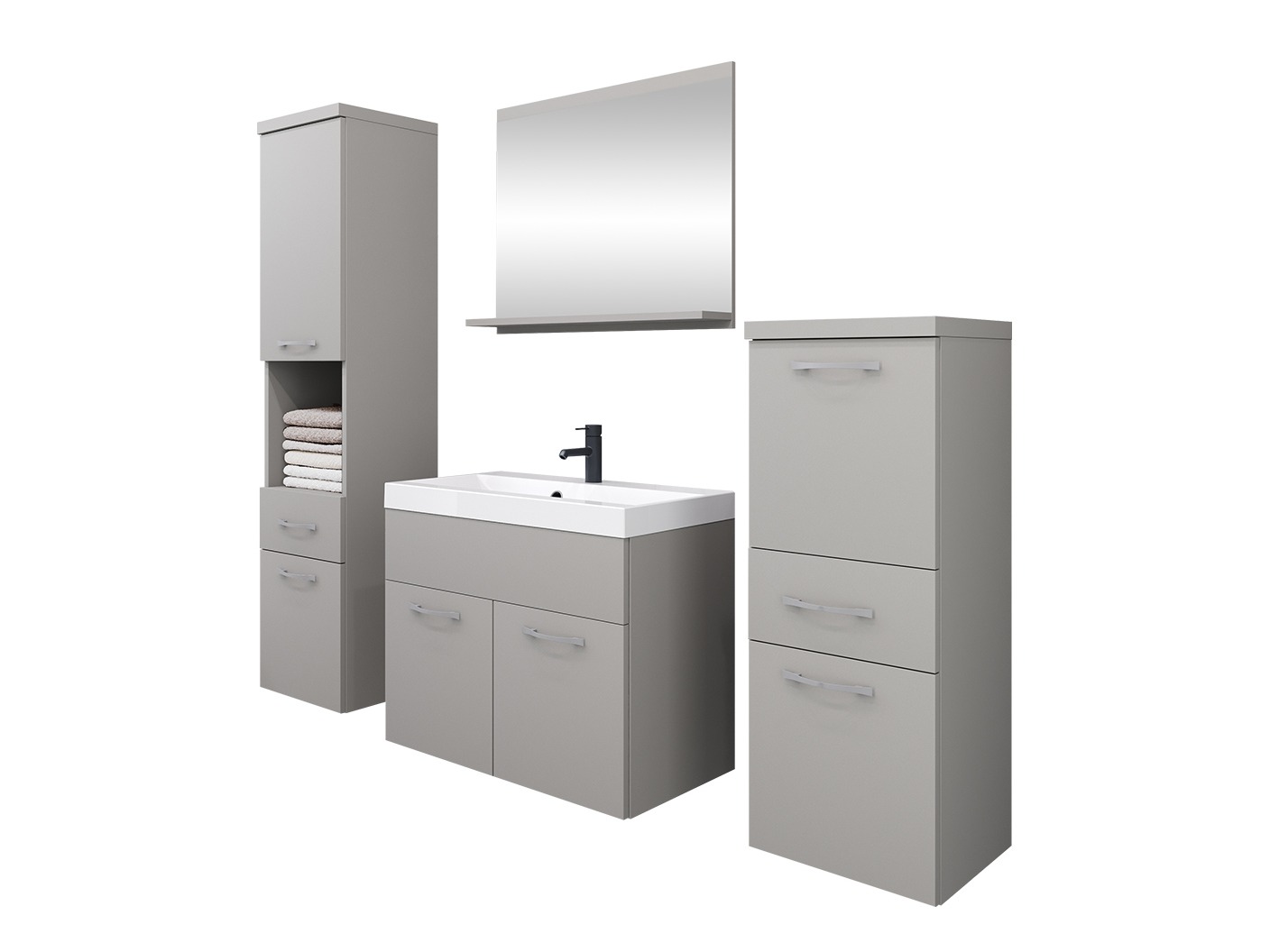 Set za kupatilo Sarasota 109 (Sivo)