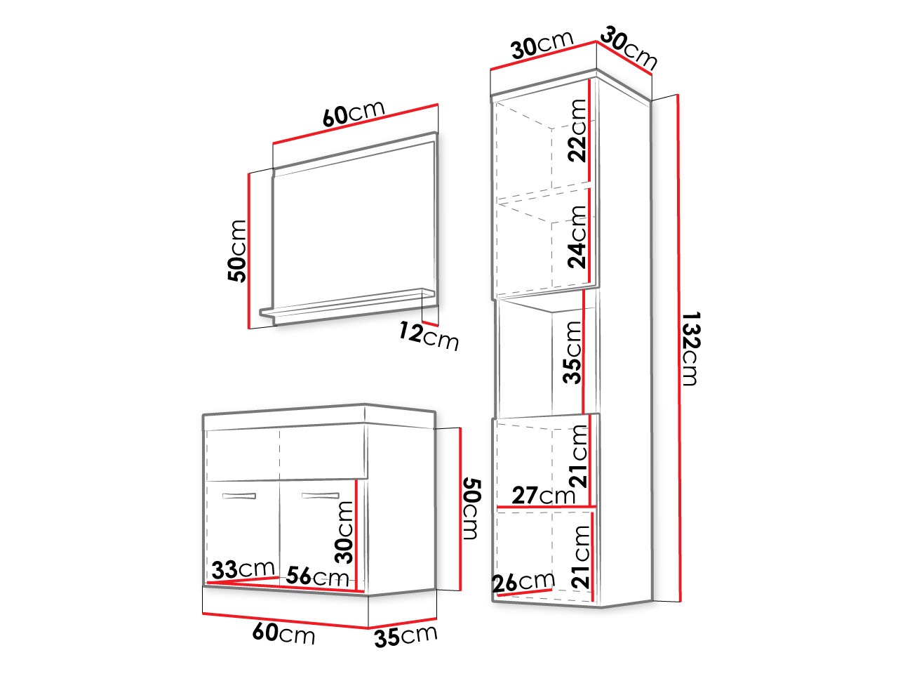 Set za kupatilo Sarasota 122 (Kašmir)
