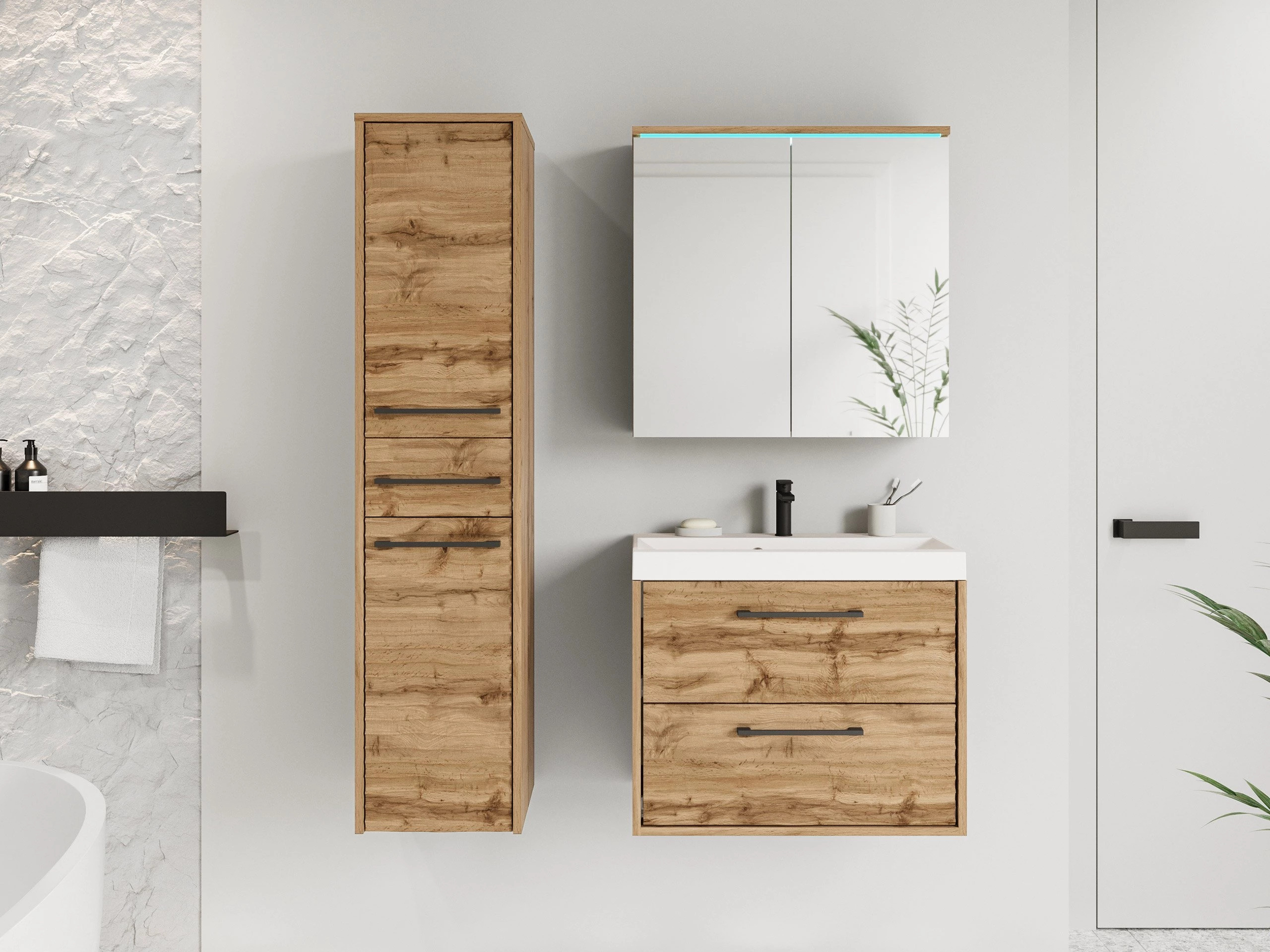 Set za kupatilo Sarasota 173 (Вотан храст)