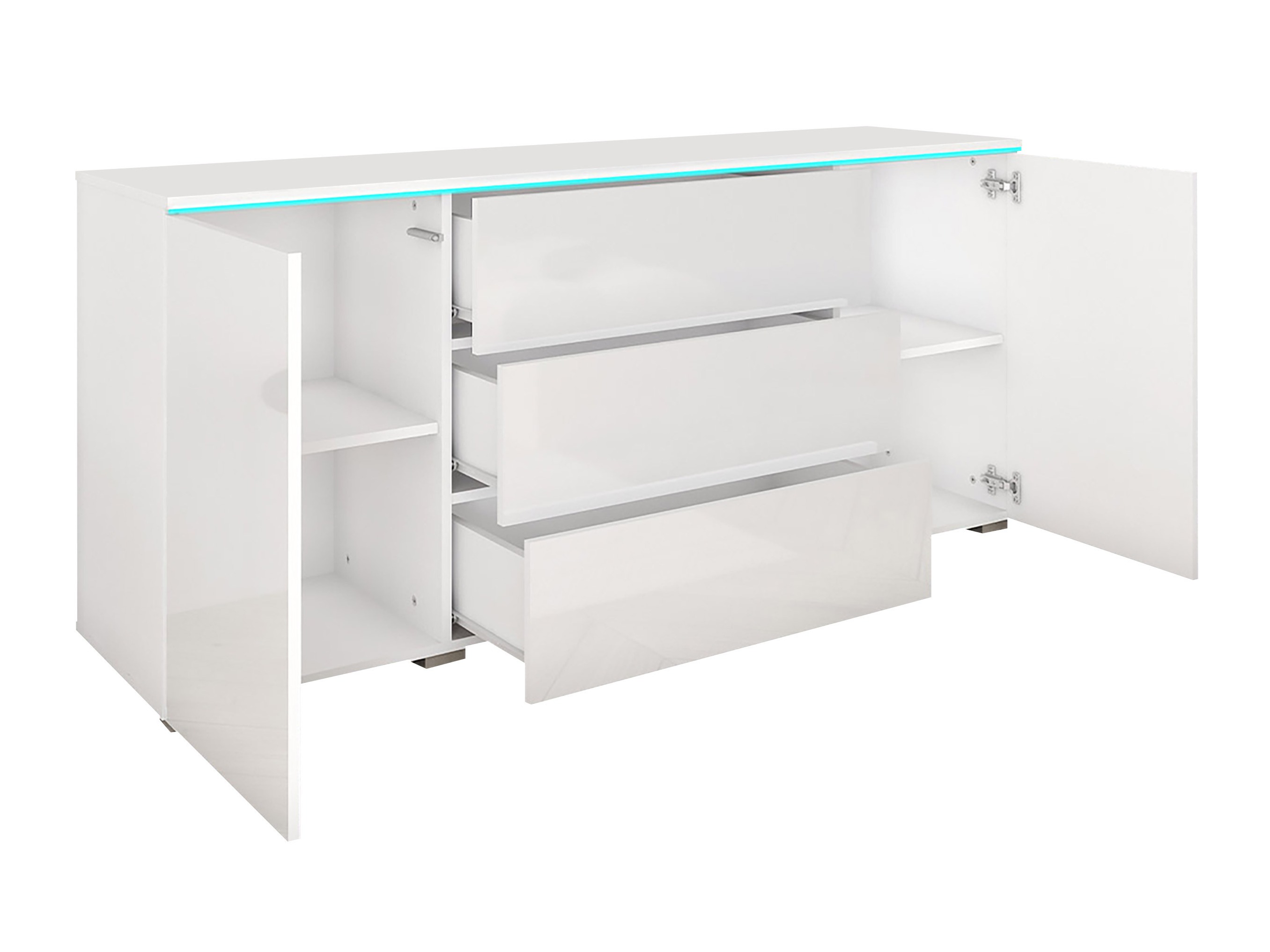 Komoda Sarasota 142 (Glossy gray)