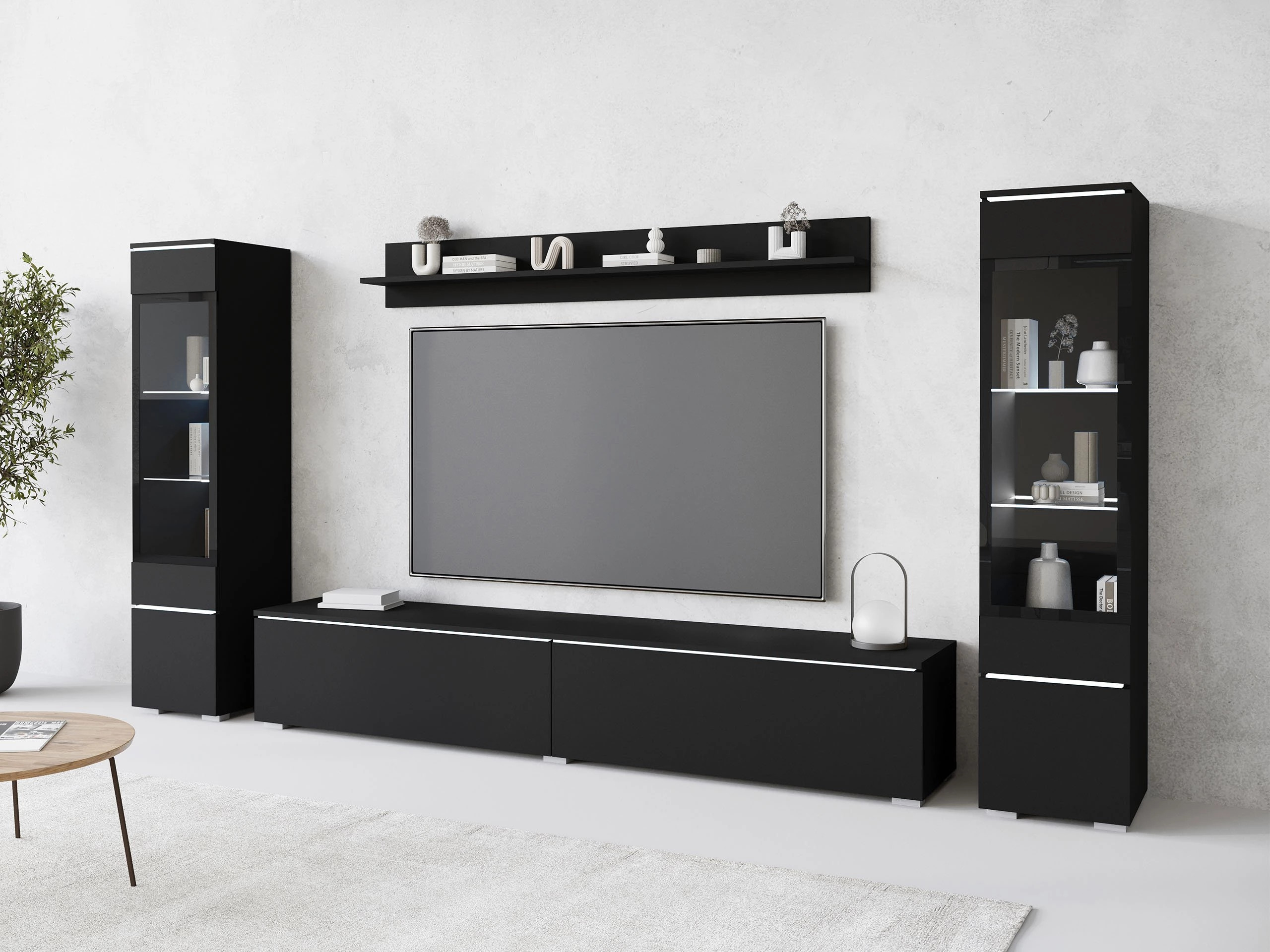 Set za dnevnu sobu Mirfivo 101 (Grafit)