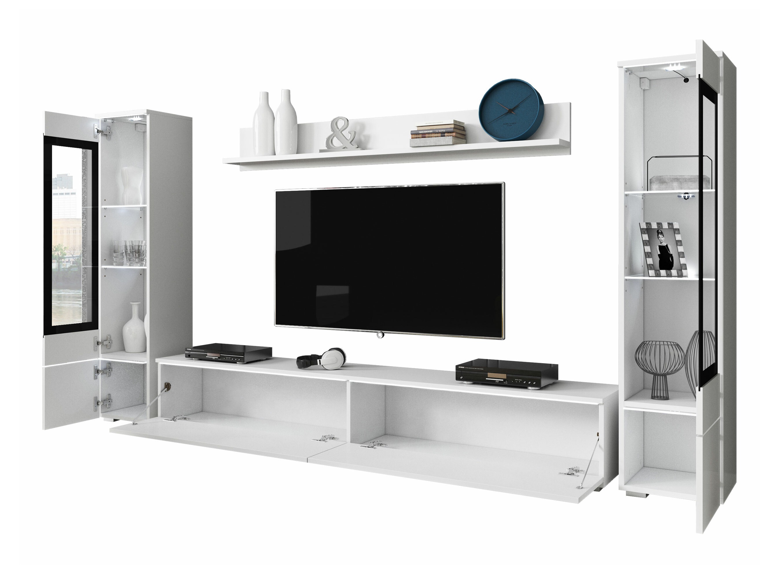Set za dnevnu sobu Mirfivo 101 (Matera siva + Kesten)