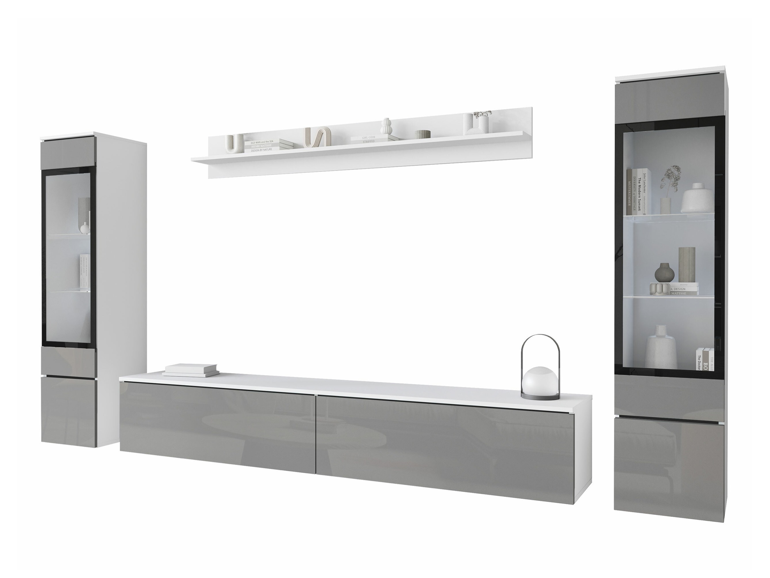 Set za dnevnu sobu Sarasota 126 (Glossy gray)