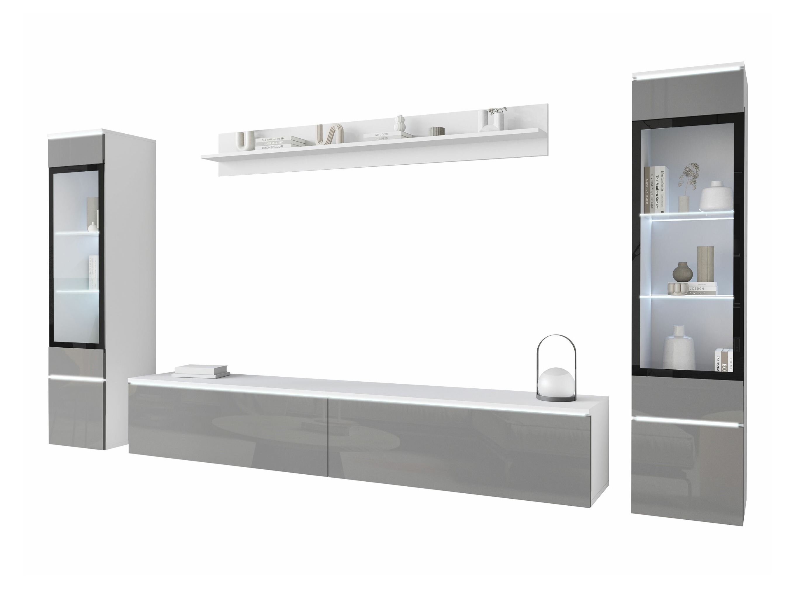 Set za dnevnu sobu Sarasota 126 (Glossy gray)