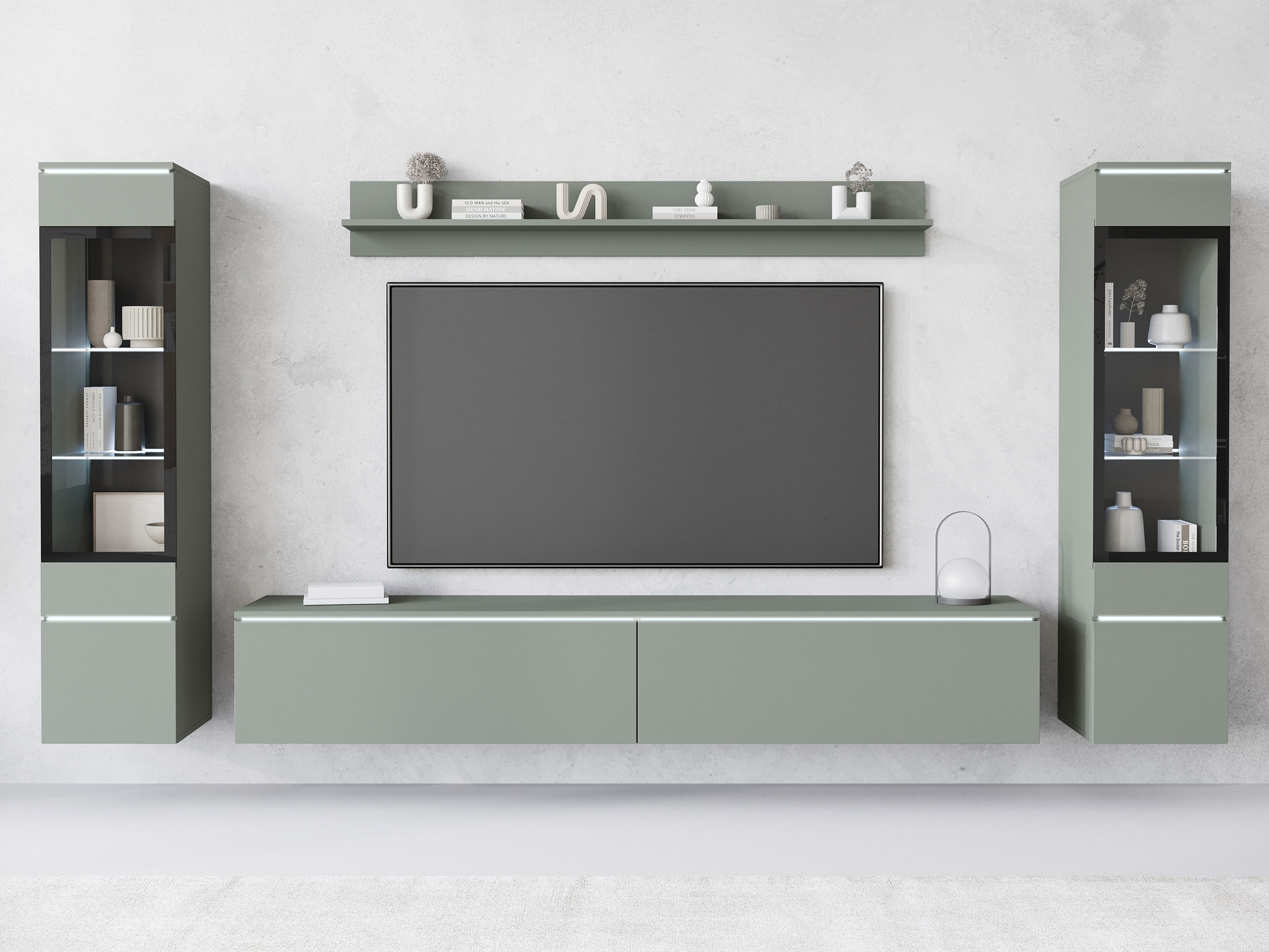 Set za dnevnu sobu Sarasota 126 (Прашњаво зелена)