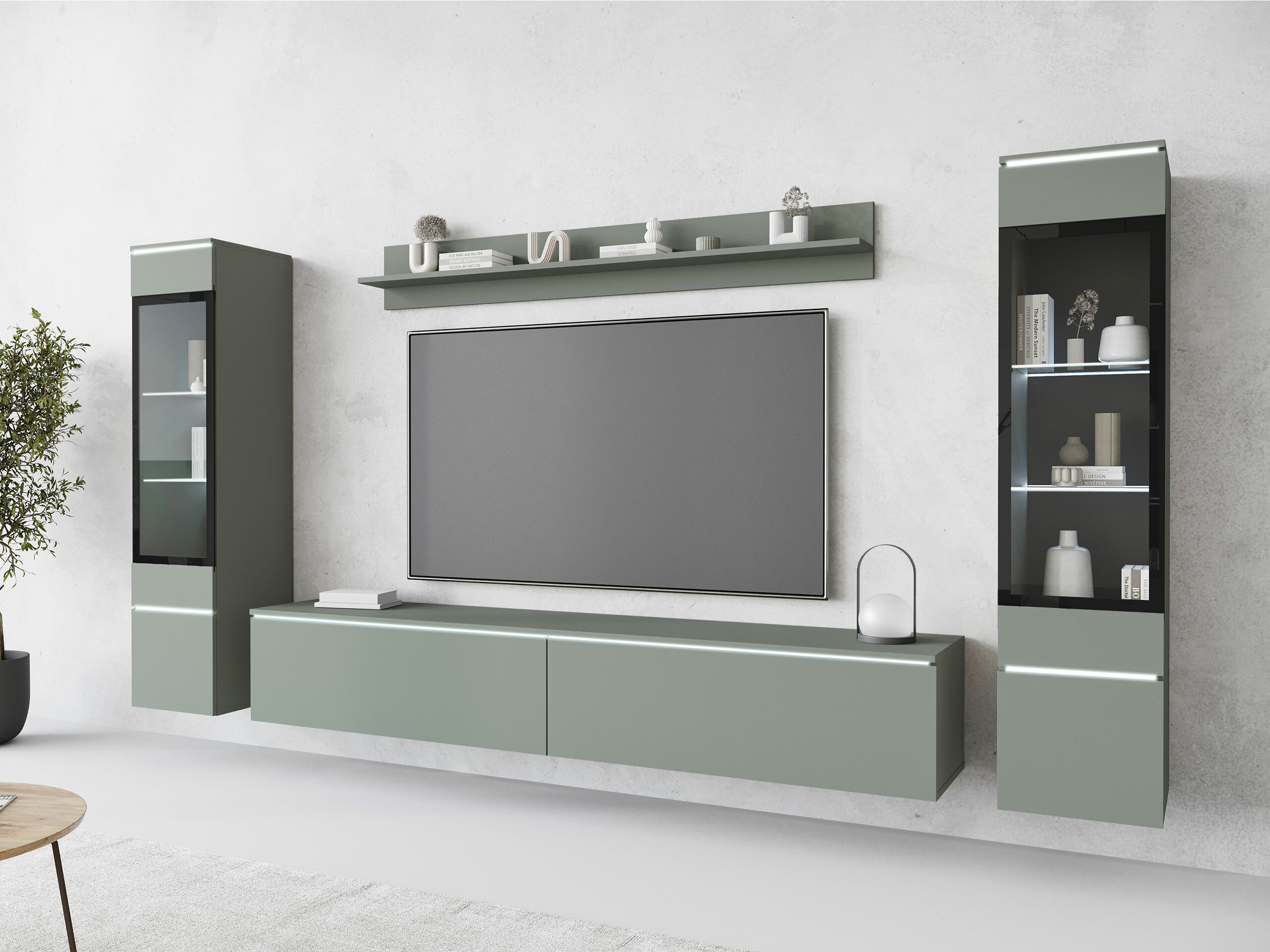 Set za dnevnu sobu Sarasota 126 (Прашњаво зелена)