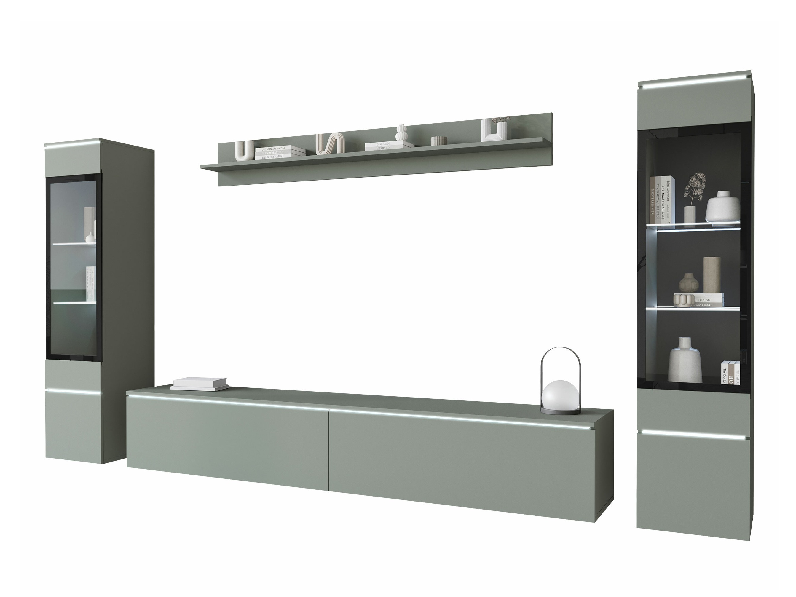 Set za dnevnu sobu Sarasota 126 (Прашњаво зелена)