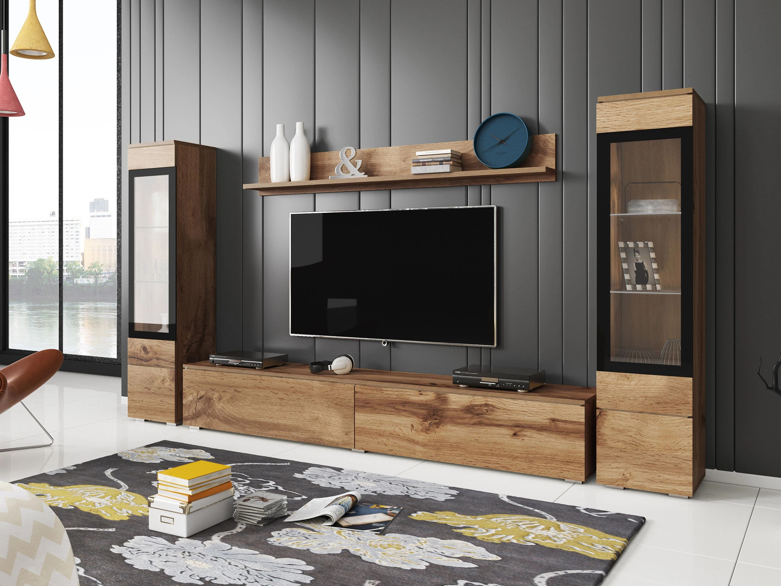 Set za dnevnu sobu Sarasota 126 (Вотан храст)