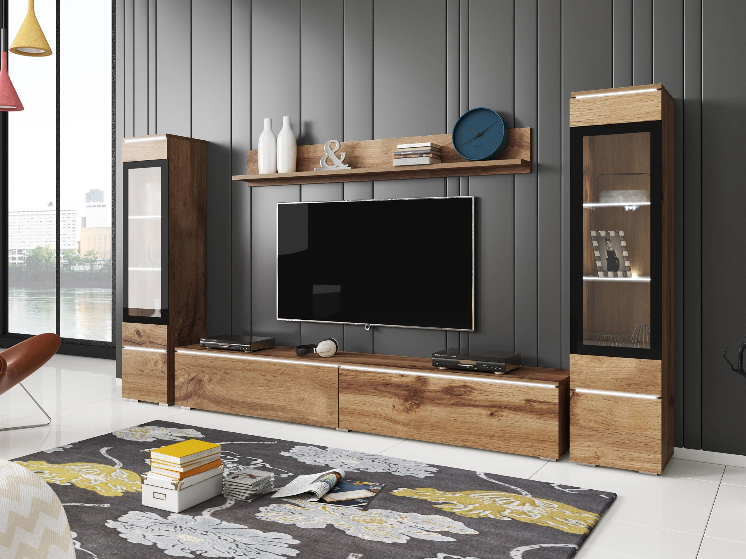 Set za dnevnu sobu Sarasota 126 (Вотан храст)