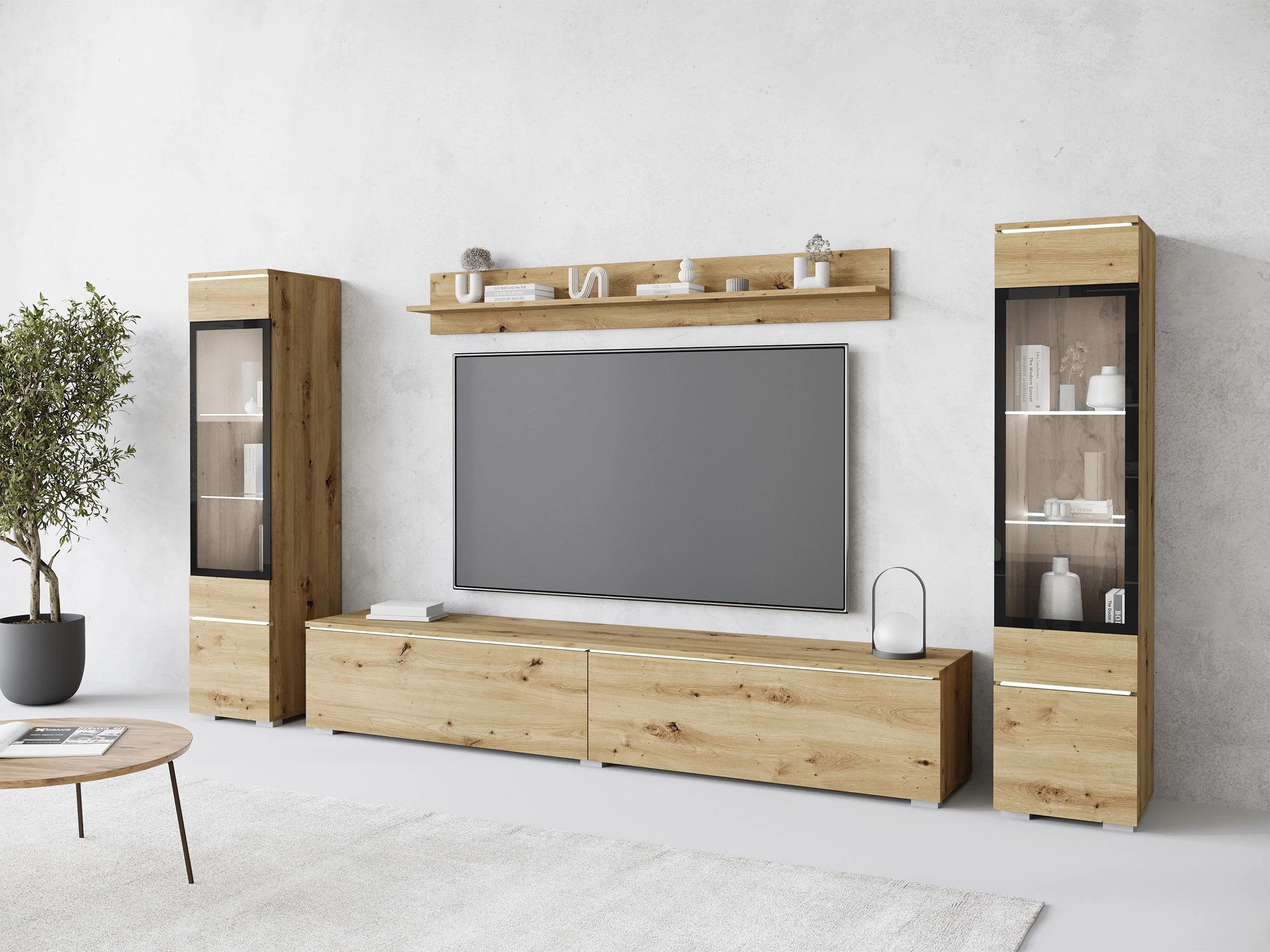 Set za dnevnu sobu Sarasota 126 (Zanatski hrast)