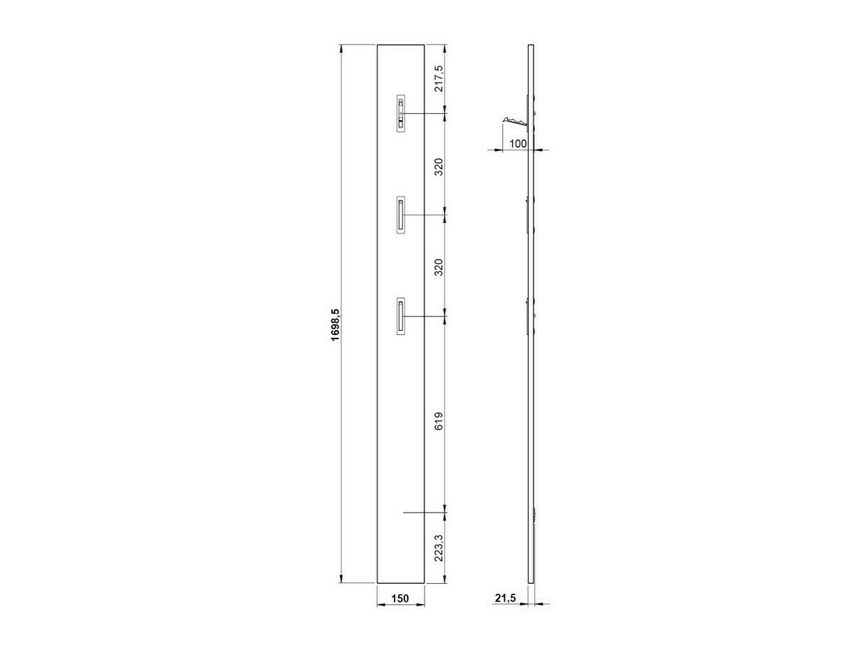 Čiviluk Cirsale 100 (Prašnjavo ružičasta)