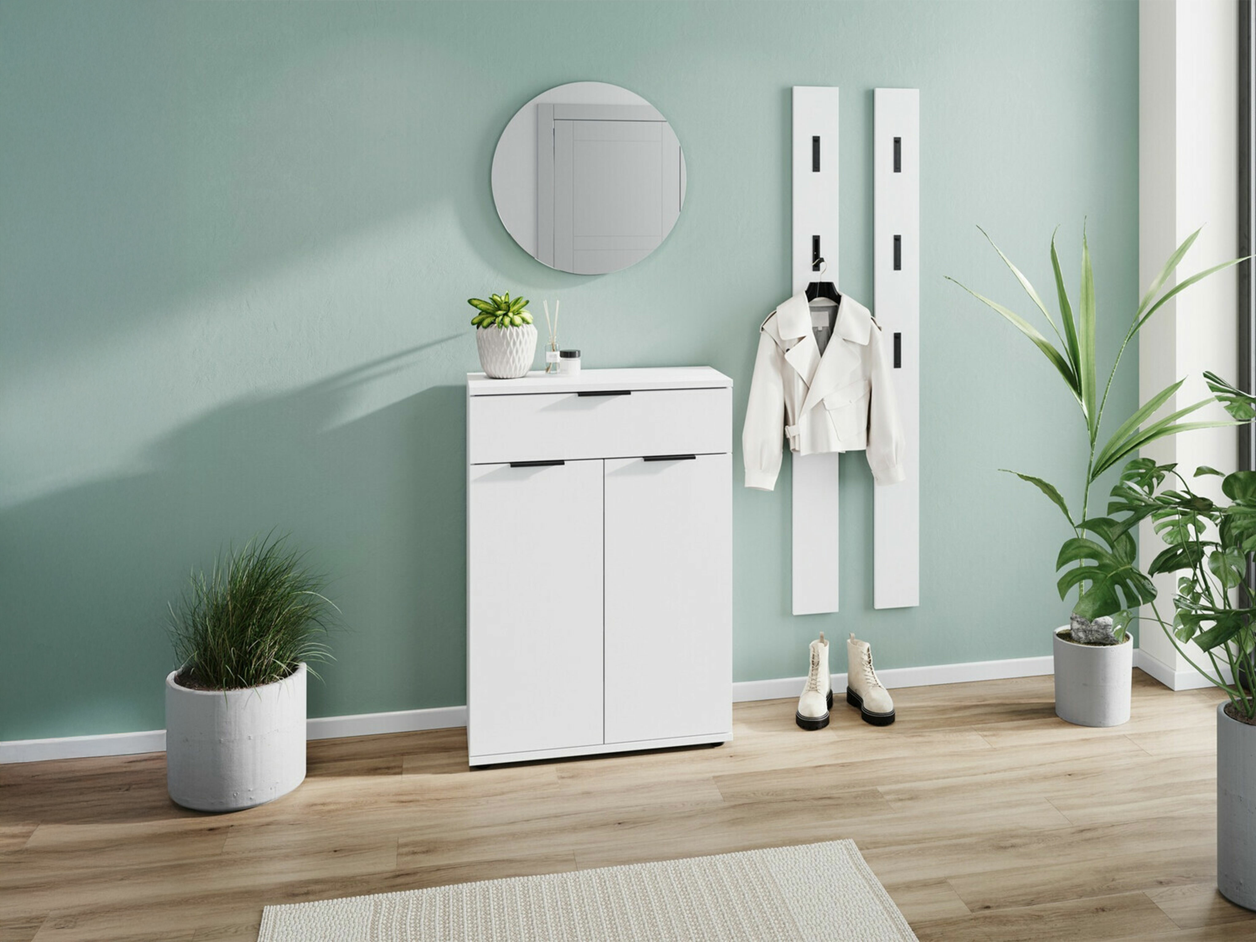 Set za hodnik Soliru 104 (Belo)