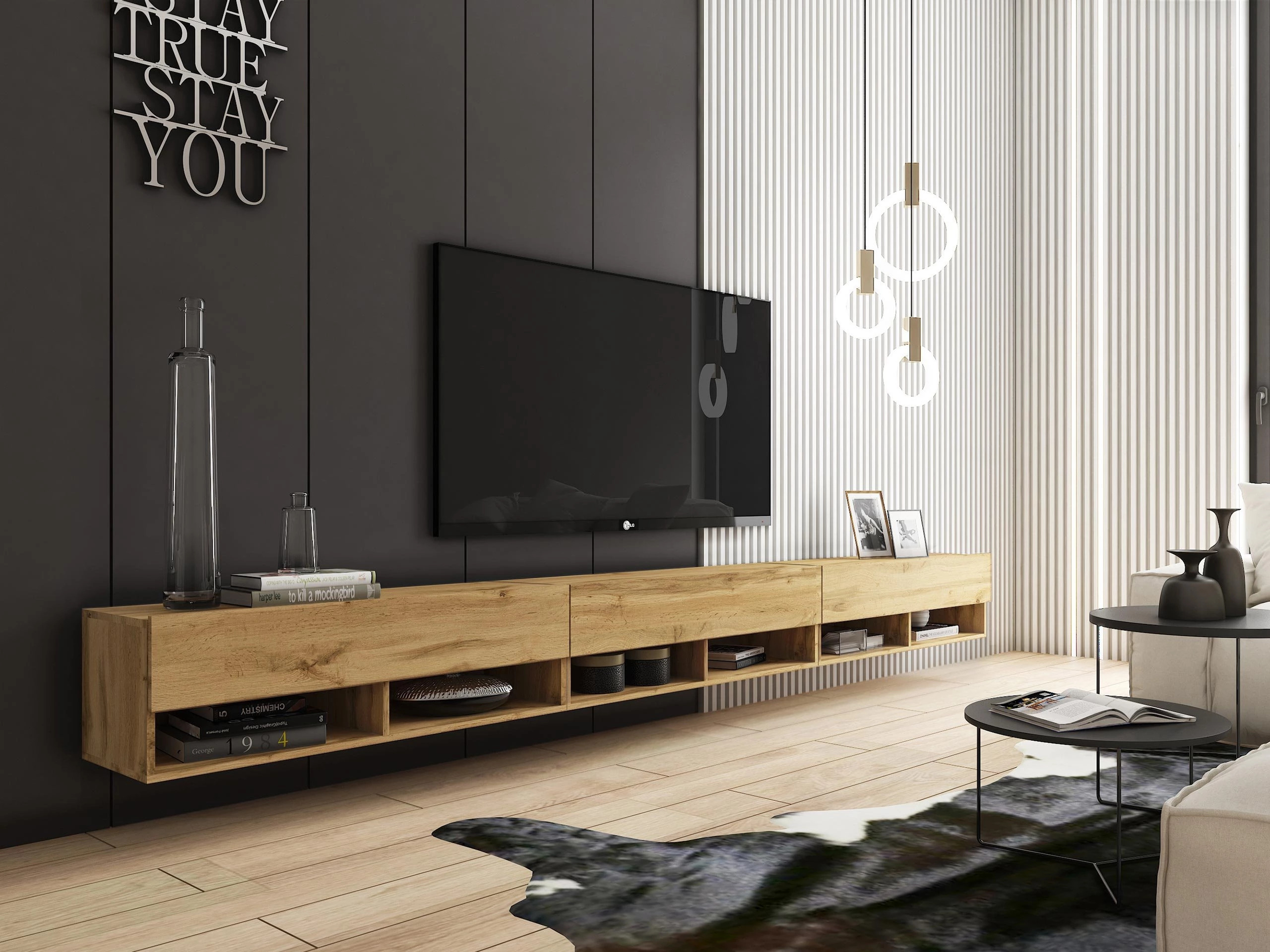 TV komoda Sarasota 144 (Hrast Votan)
