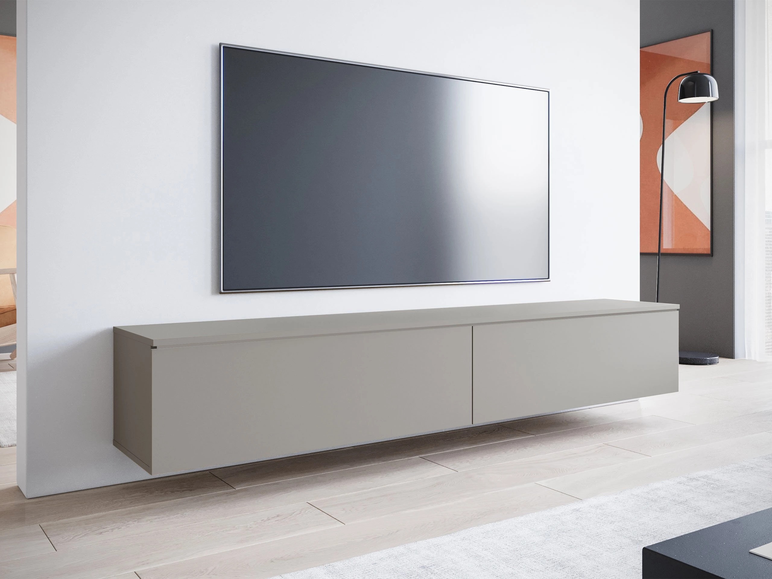 TV komoda Scientia I (Sivo)