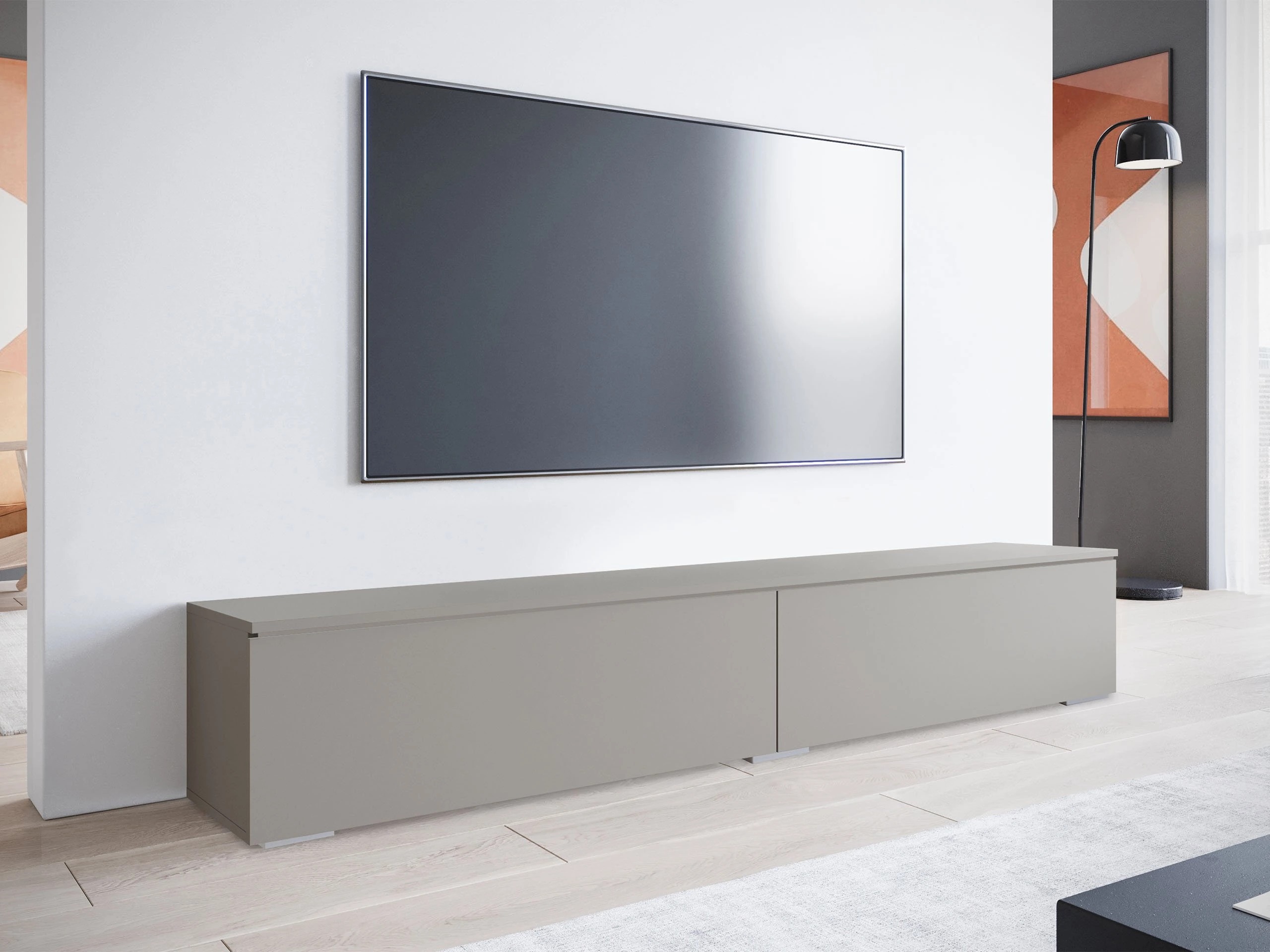 TV komoda Scientia I (Sivo)