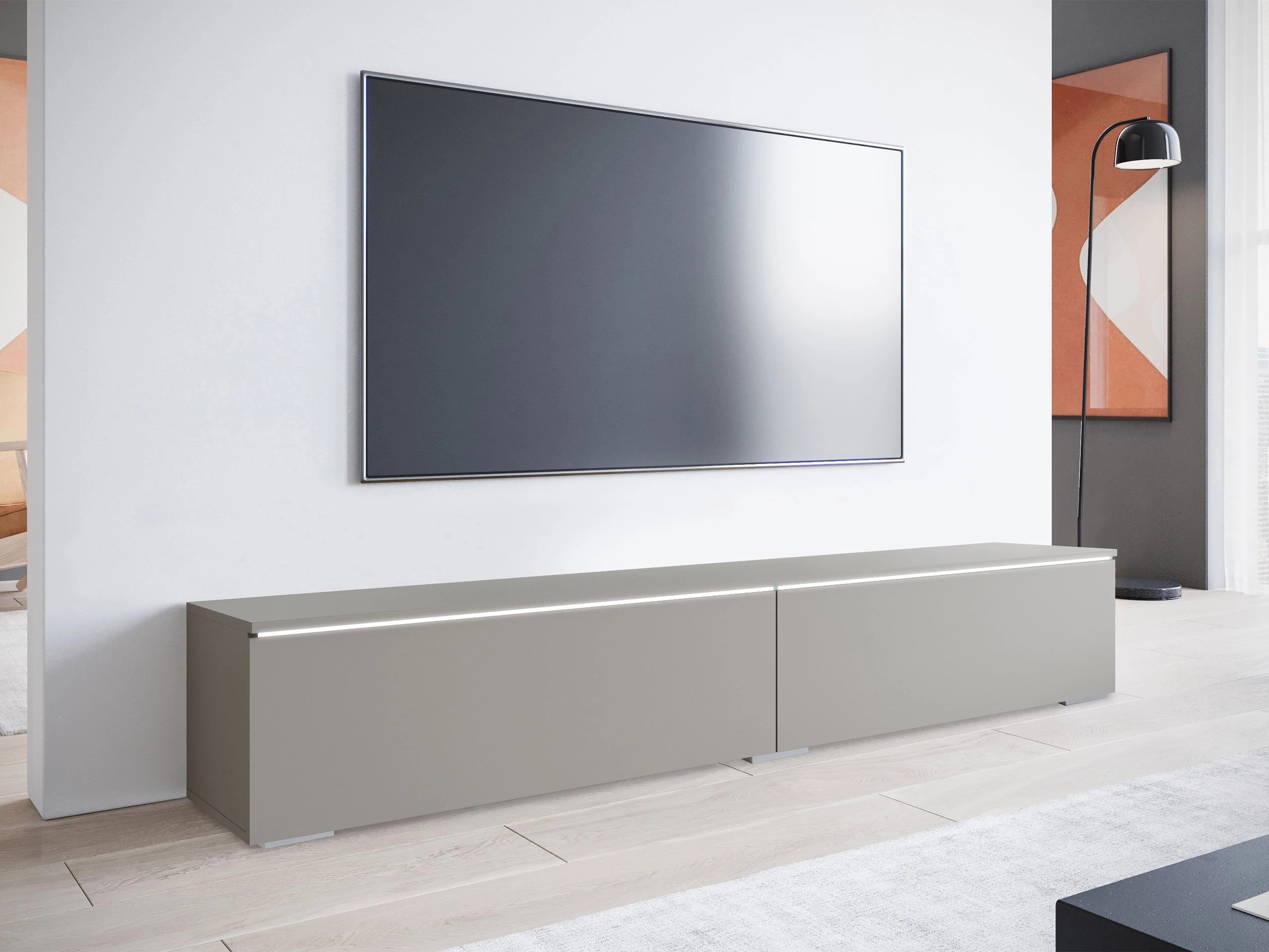 TV komoda Scientia I (Sivo)