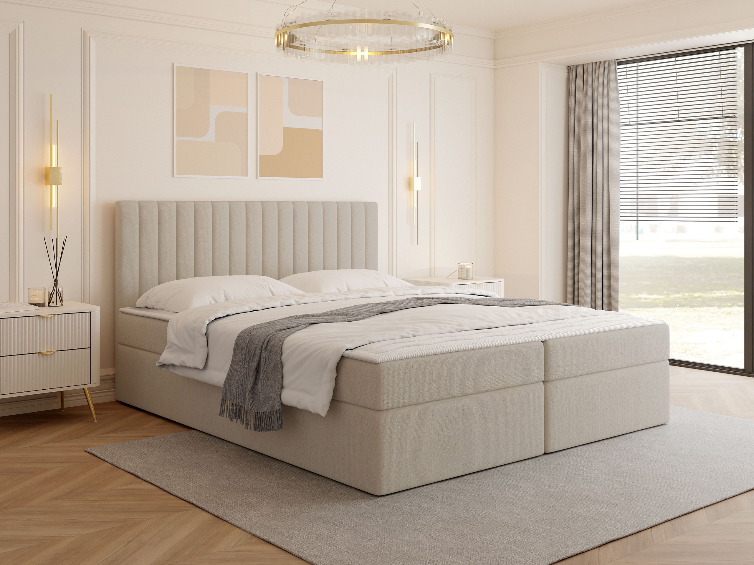 Boxspring krevet Comfivo 481 (Manila 02)