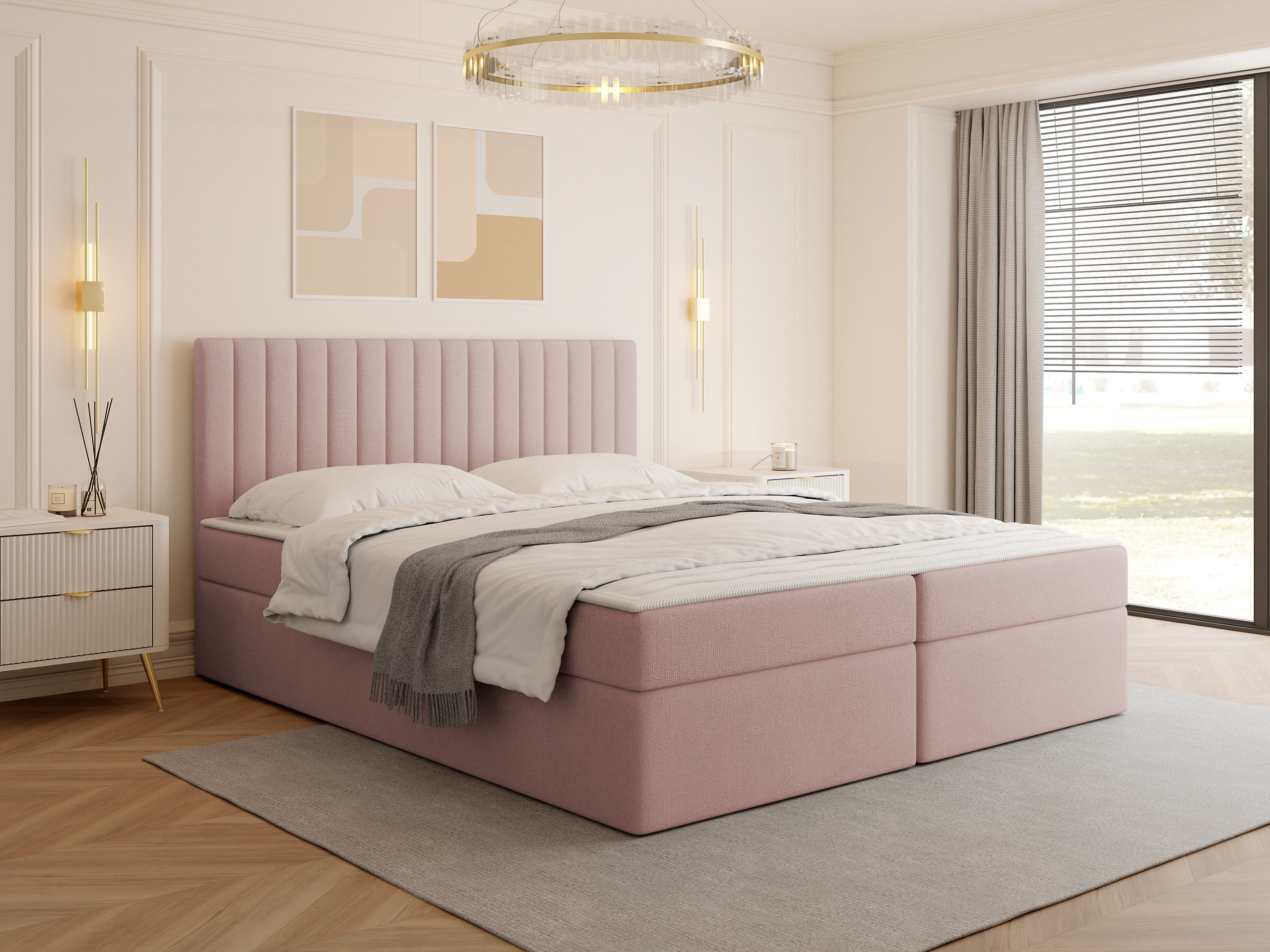 Boxspring krevet Comfivo 481 (Manila 09)
