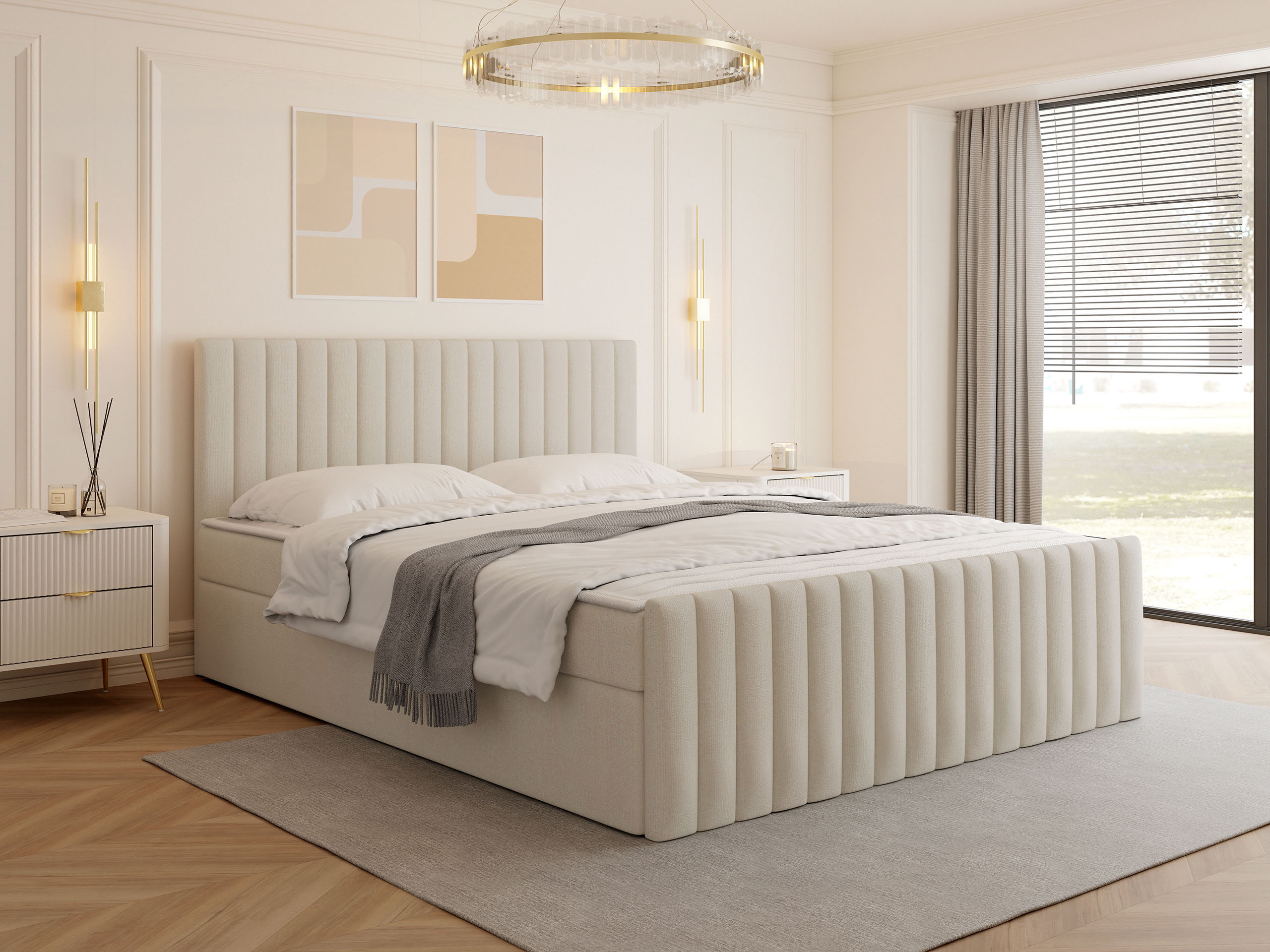 Boxspring krevet Comfivo 482 (Manila 02)