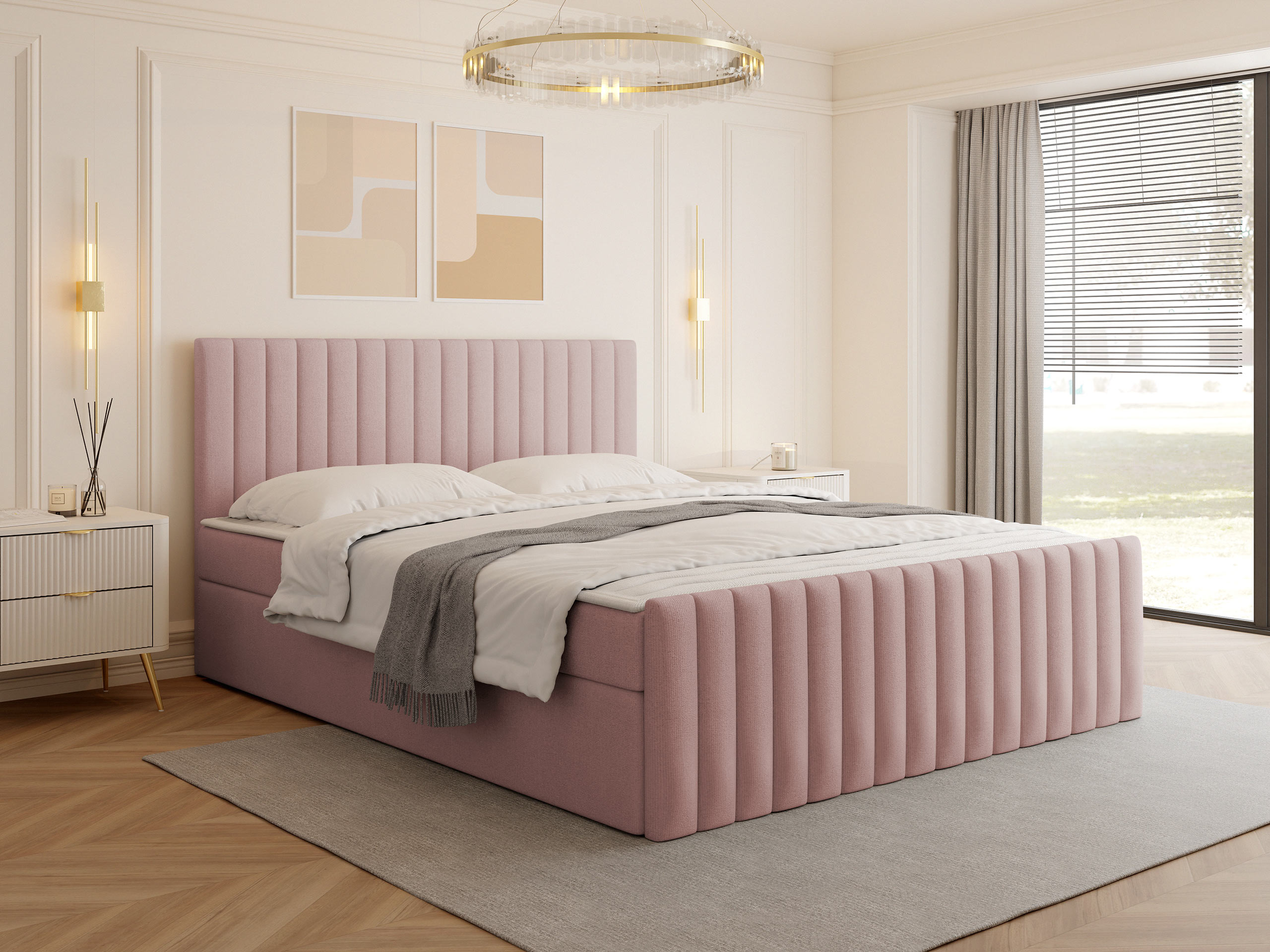 Boxspring krevet Comfivo 482 (Manila 09)