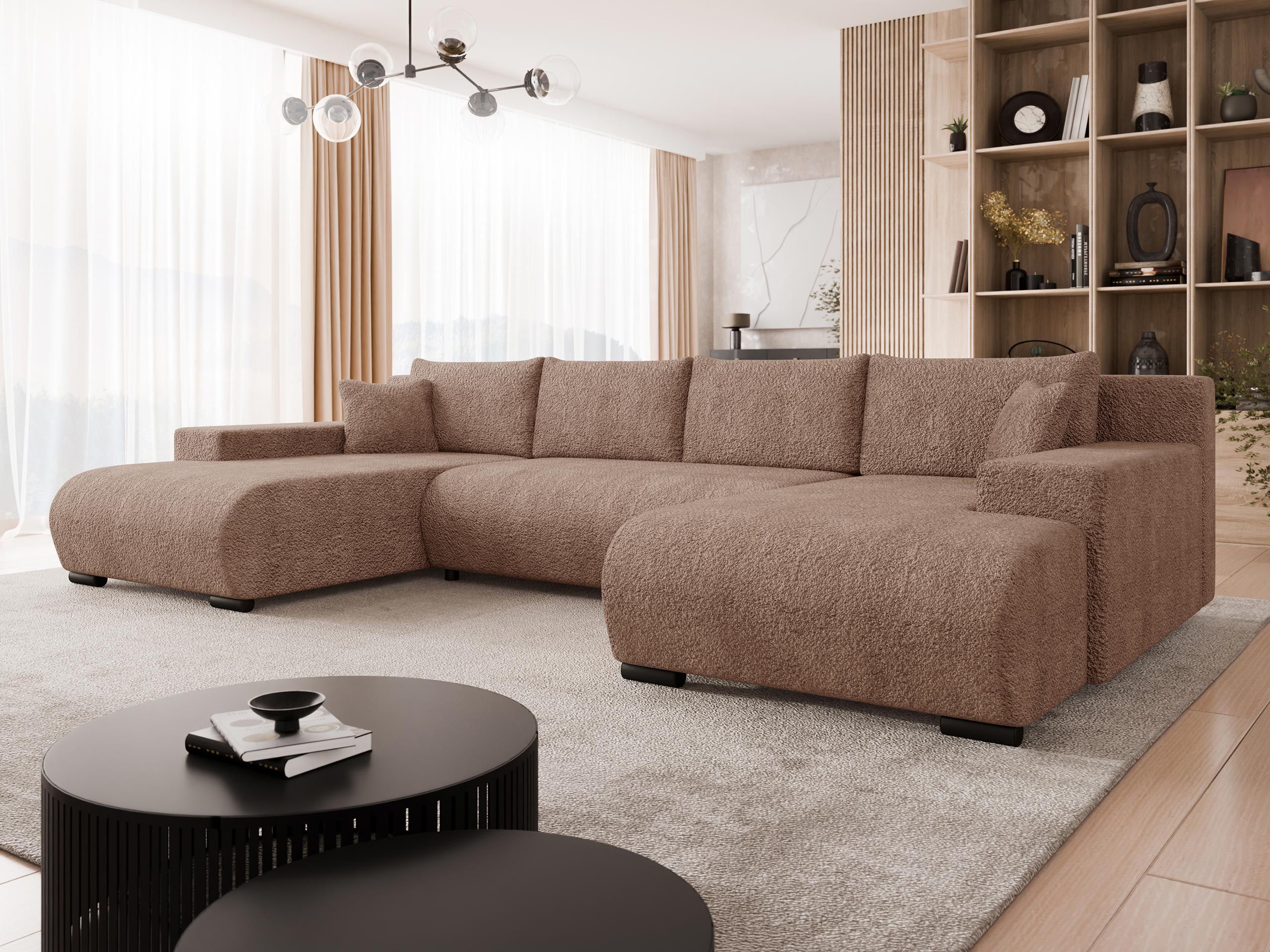 Ugaona sofa Comfivo 483 (Coral 45)